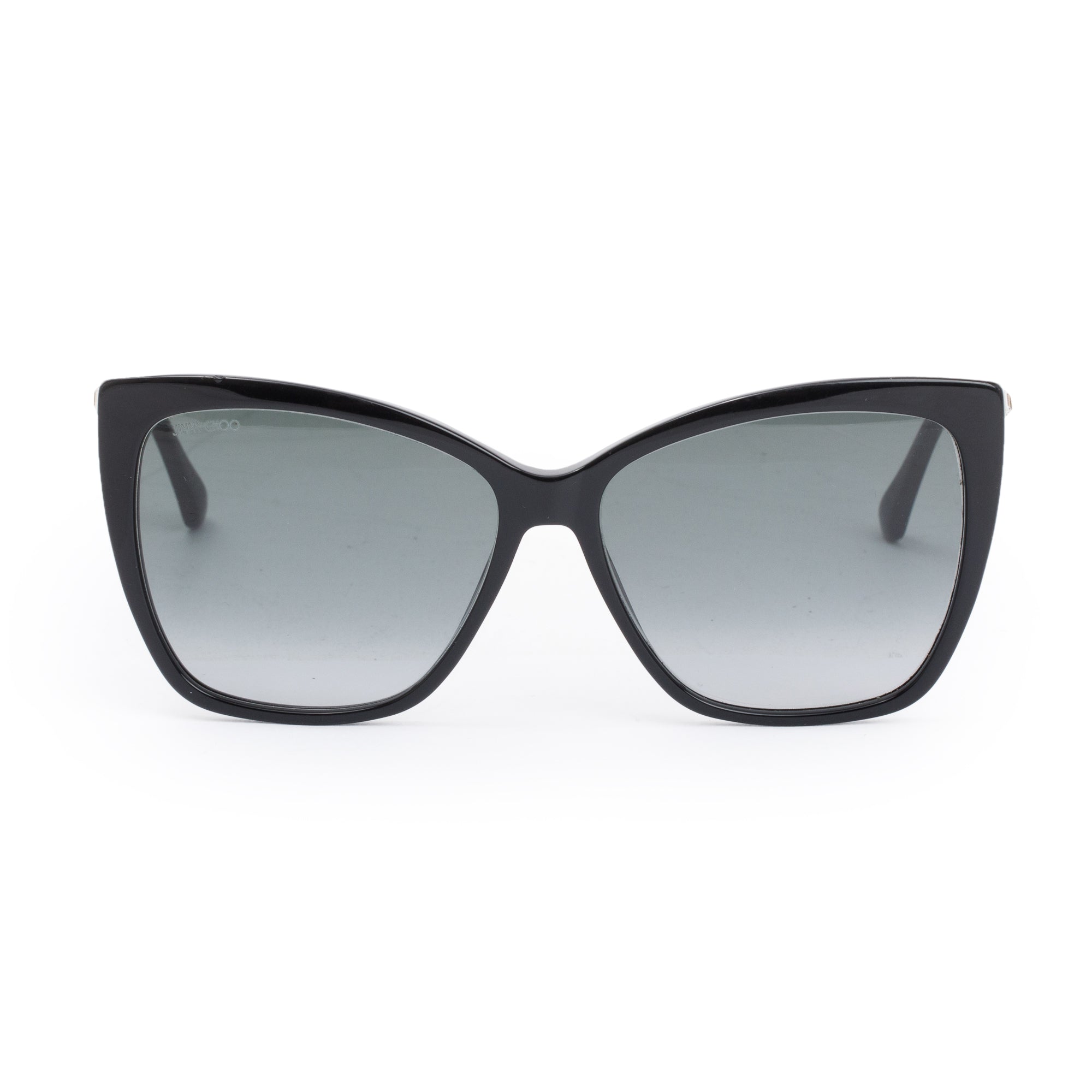 Jimmy Choo Seba/S Black Acetate Butterfly Sunglasses