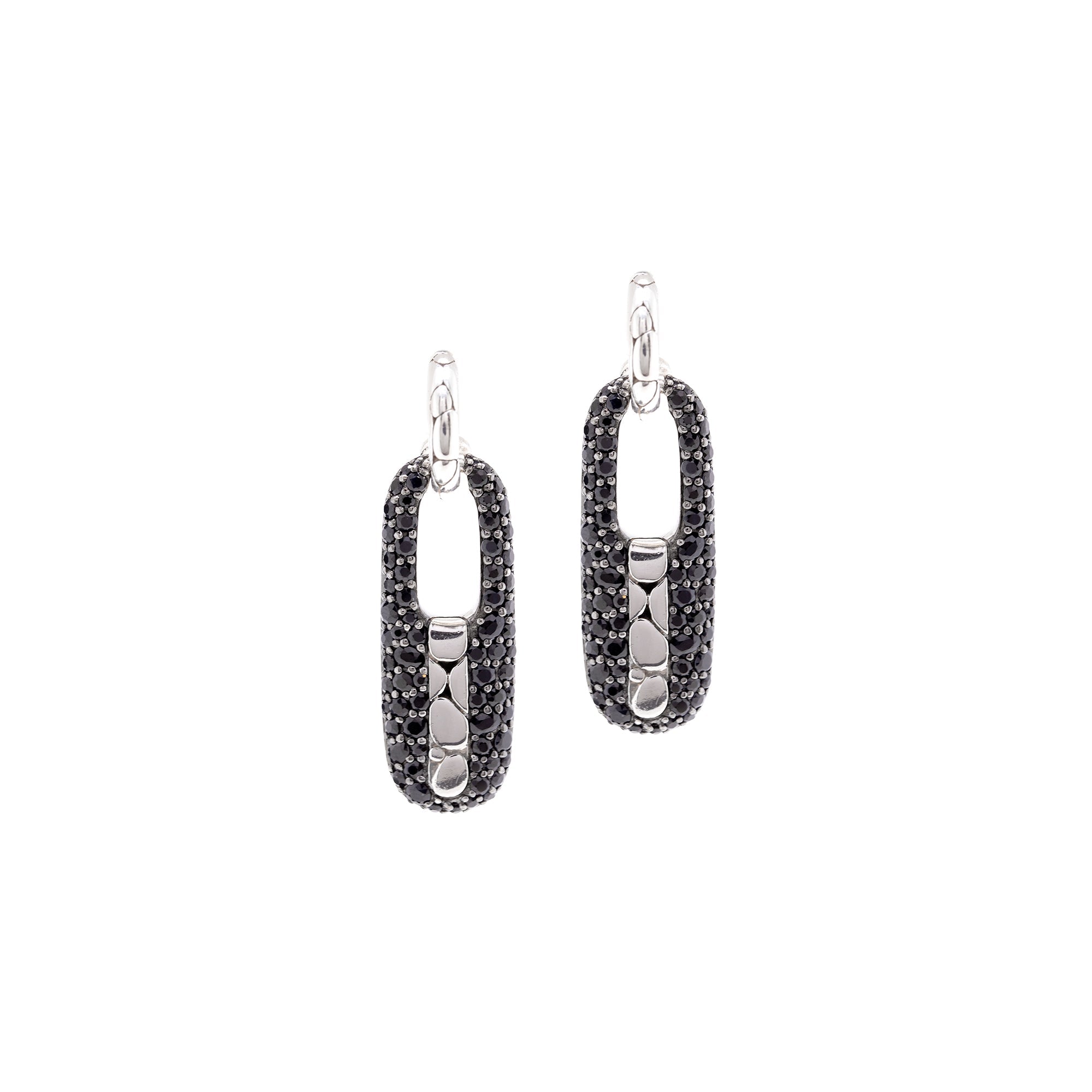 John Hardy Black Sapphire Drop Earrings