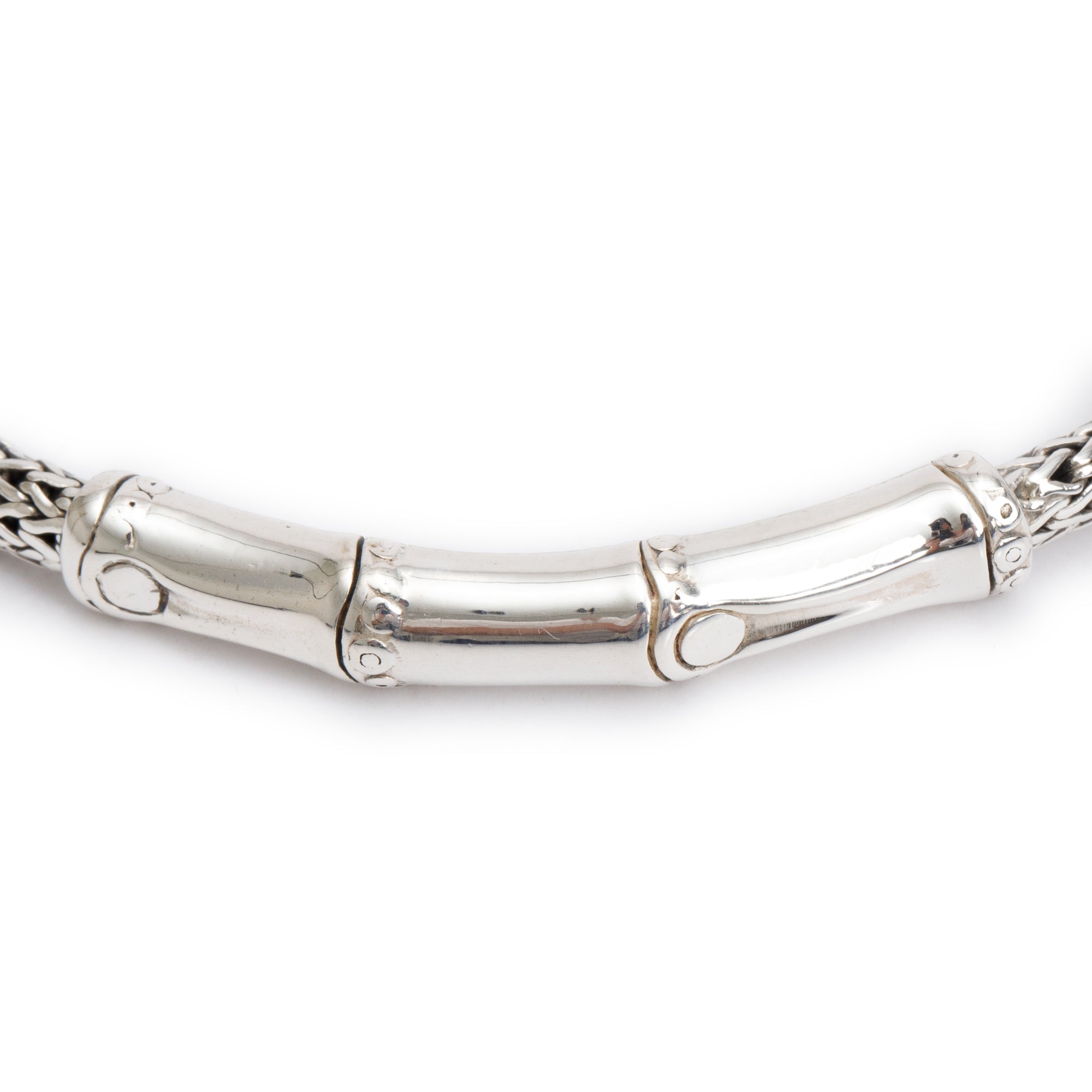 John Hardy Sterling Silver Bamboo Chain Bracelet