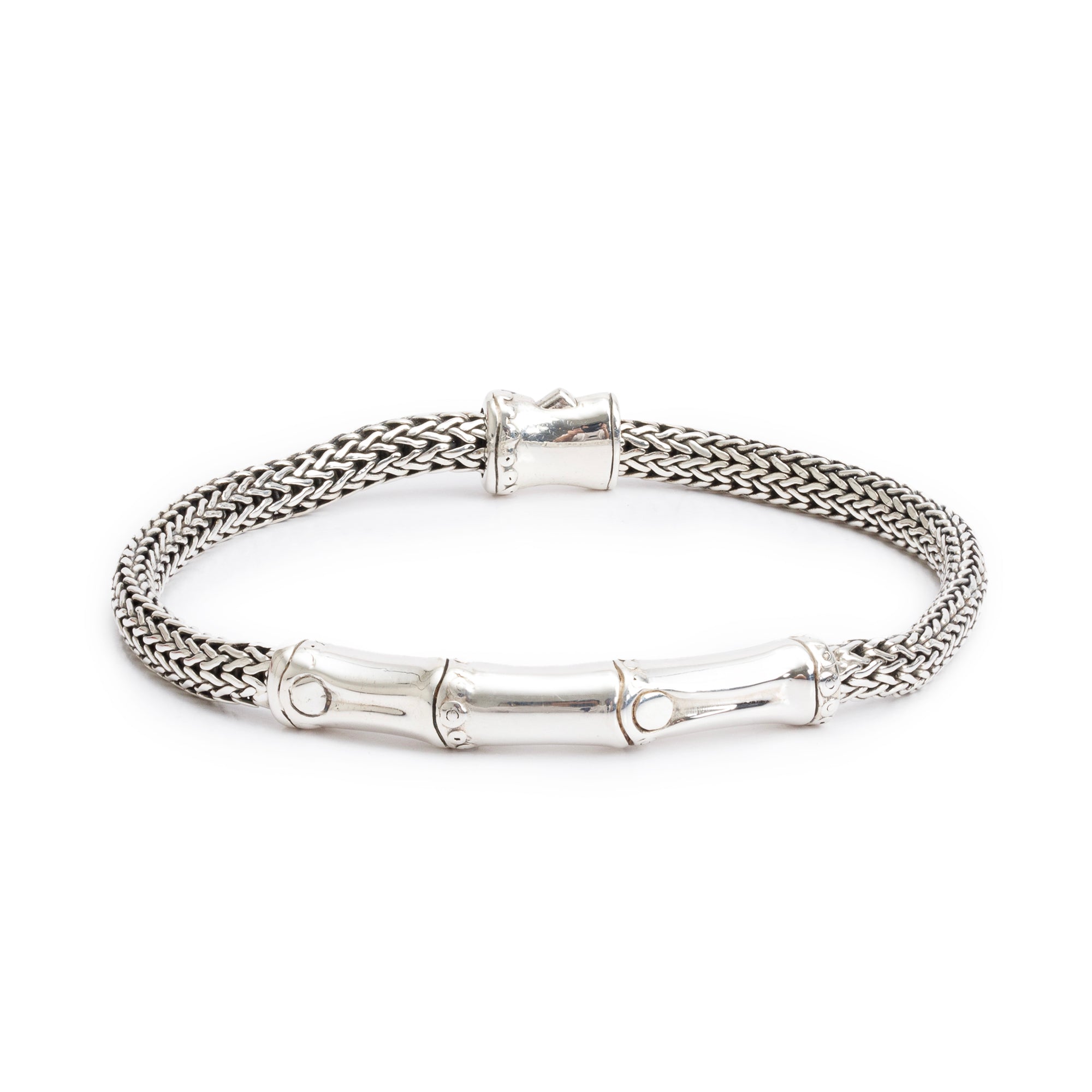 John Hardy Sterling Silver Bamboo Chain Bracelet
