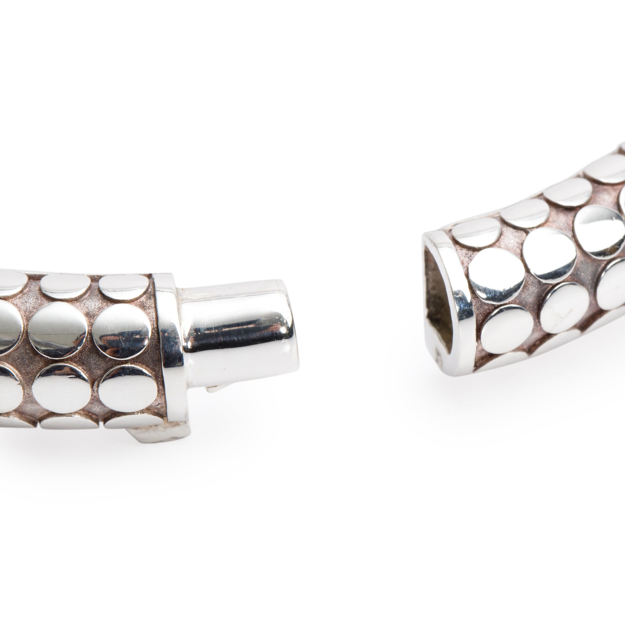 John Hardy Sterling Silver Dot Bangle