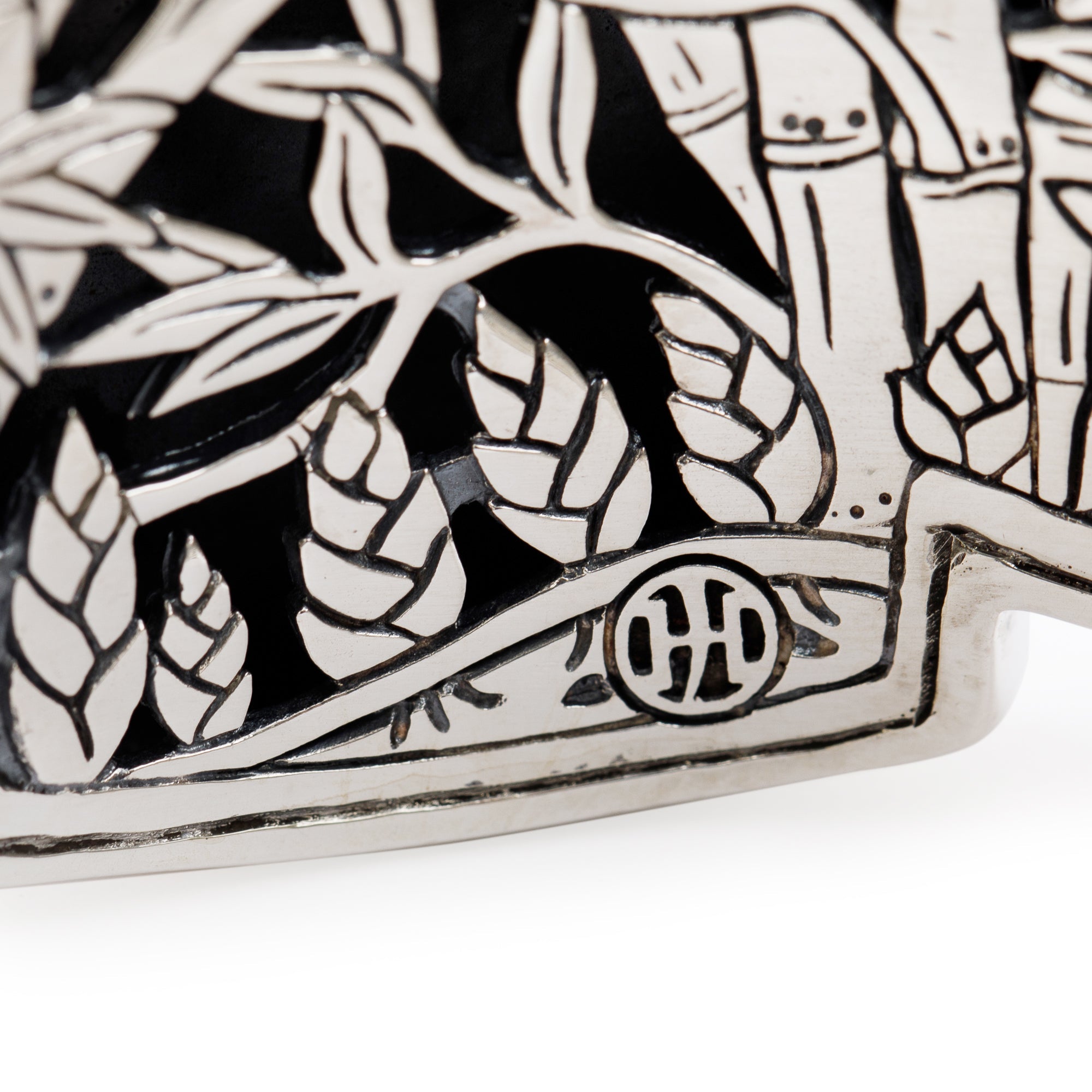 John Hardy Sterling Silver Extra Wide Bamboo Hinged Cuff Bangle