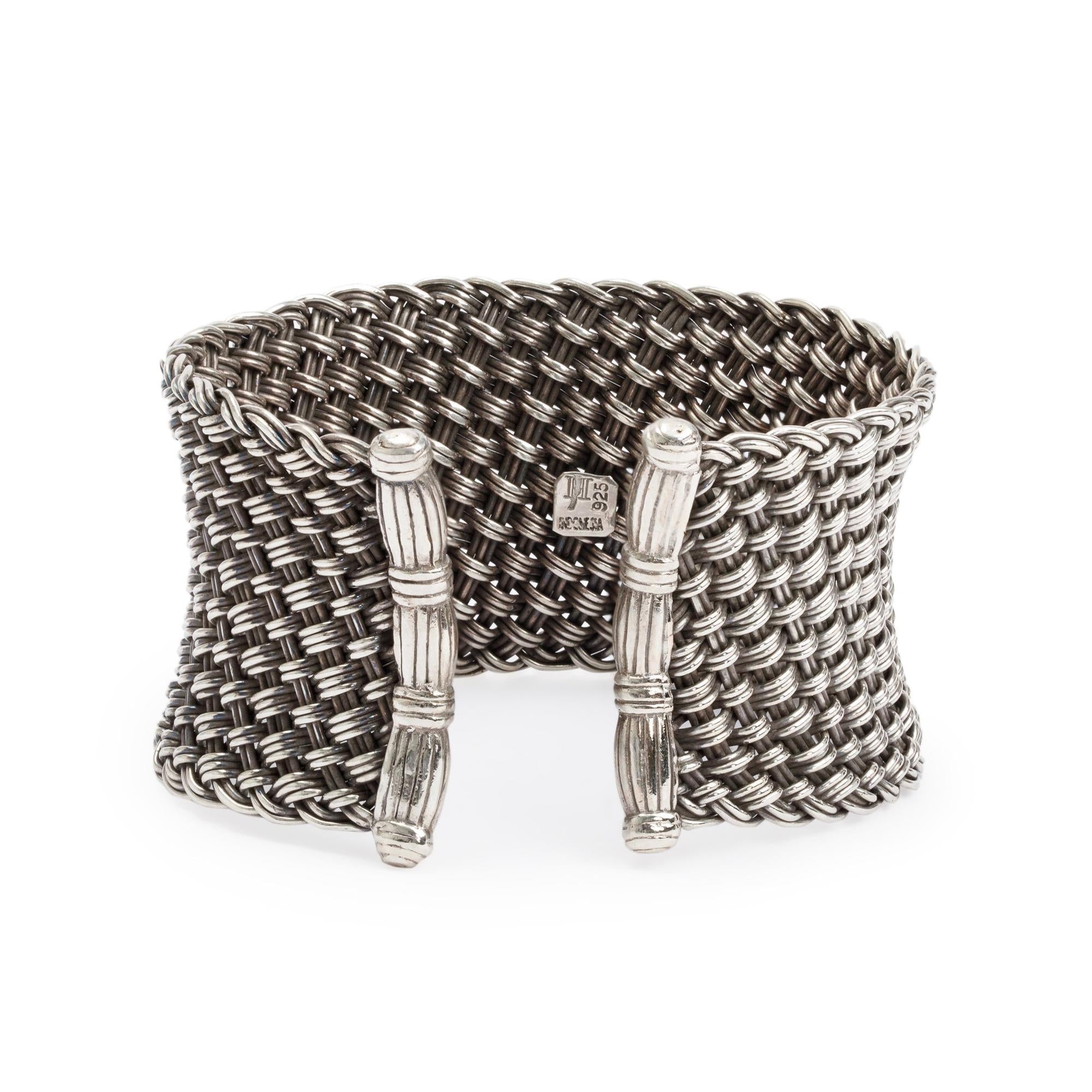 John Hardy Sterling Silver Kali Woven Cuff Bracelet