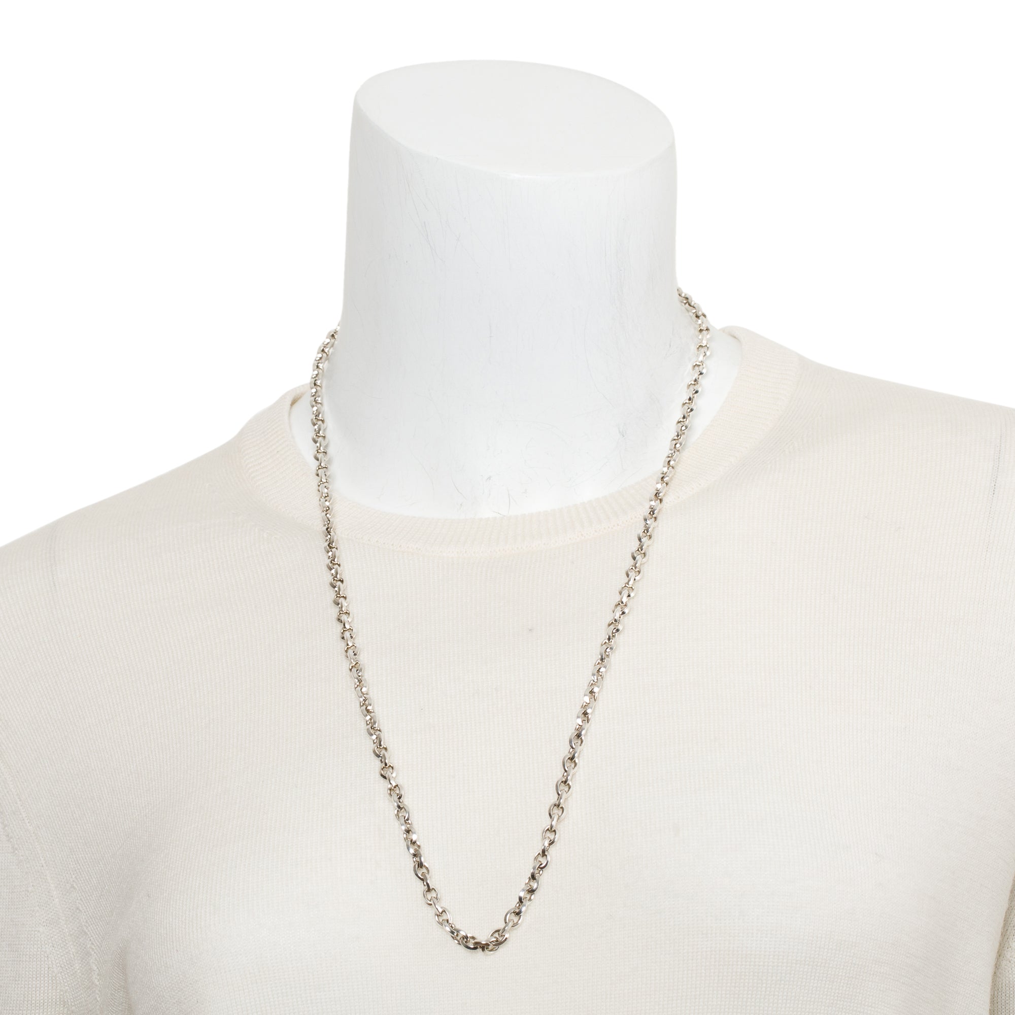 John Hardy Sterling Silver Oval Link Chain Necklace