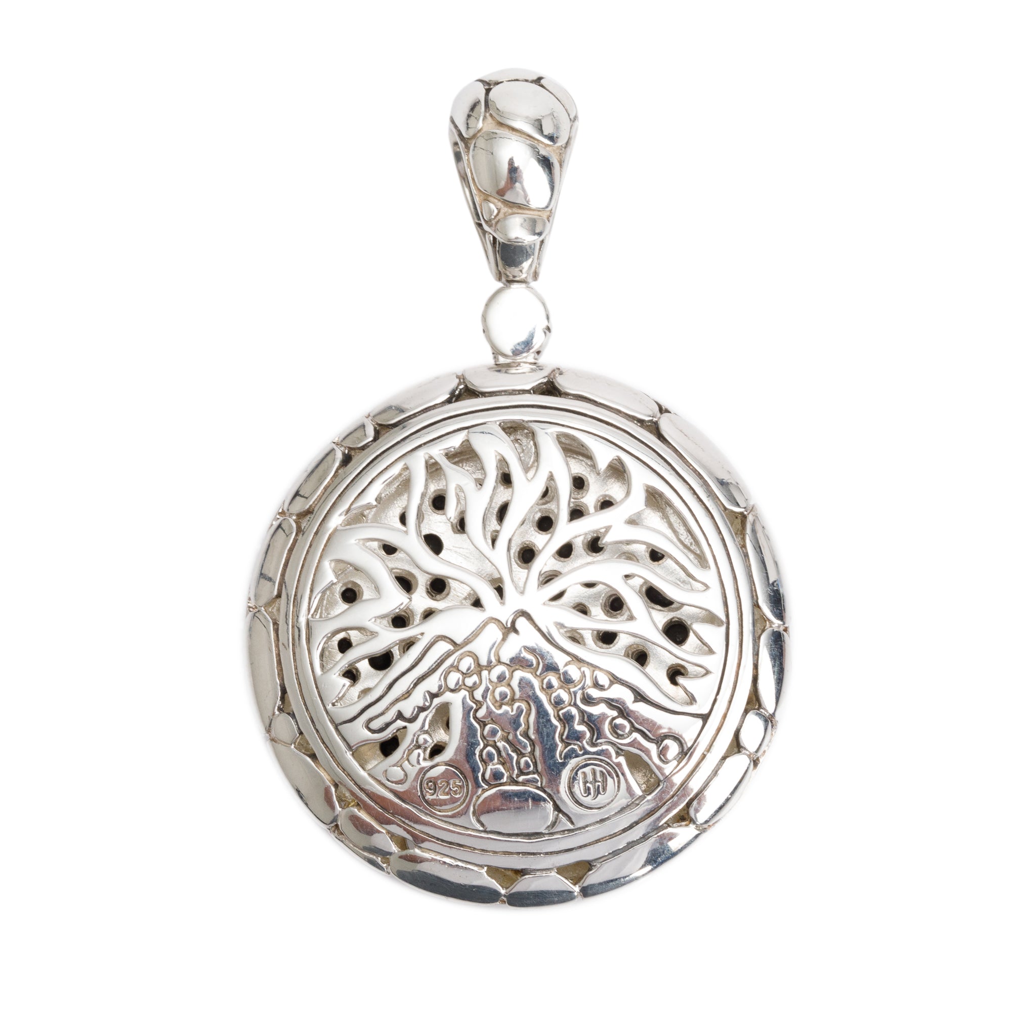 John Hardy Sterling Silver Sapphire Kali Pendant