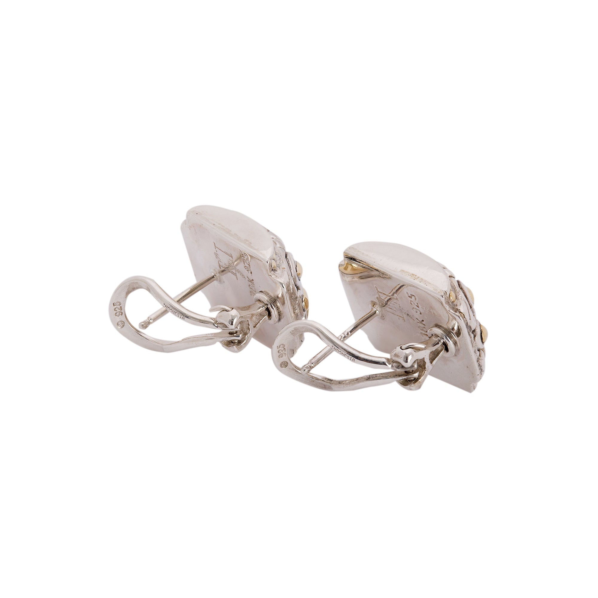 John Hardy Two-Tone Kawung Earrings