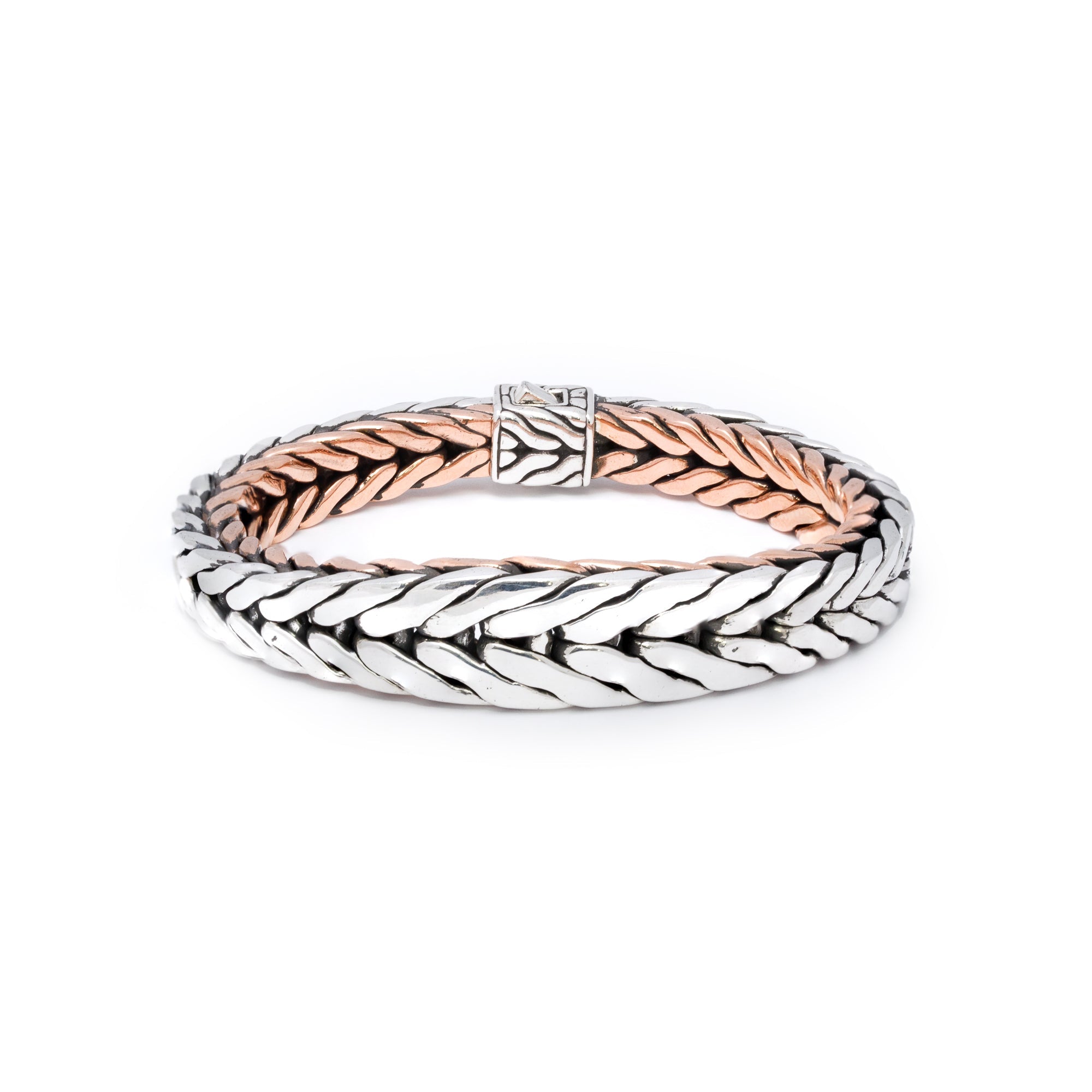 John Hardy Two-Tone Tapered Classic Chain Bracelet