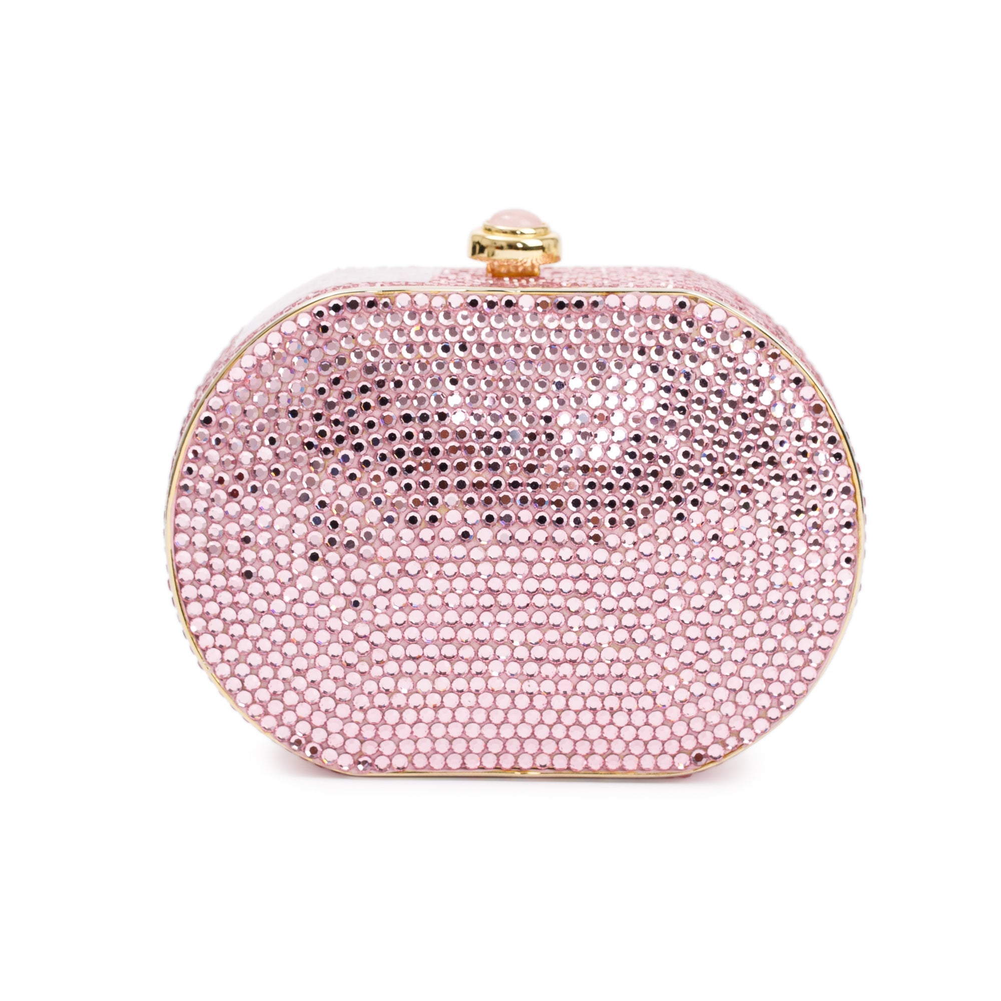 Judith Leiber Mini Pink Crystal Bag