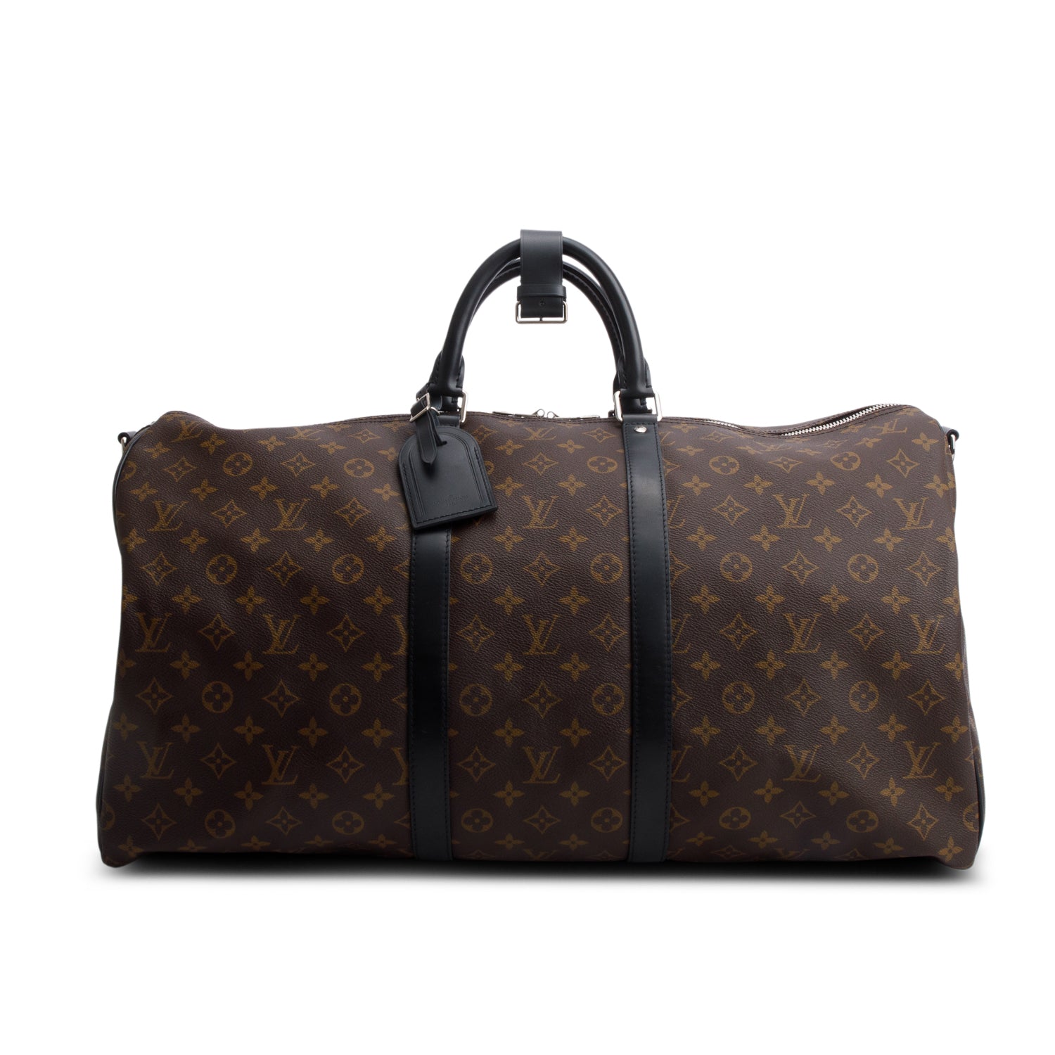 Louis Vuitton Monogram Macassar Keepall Bandouliere 55 w/ Box & Strap