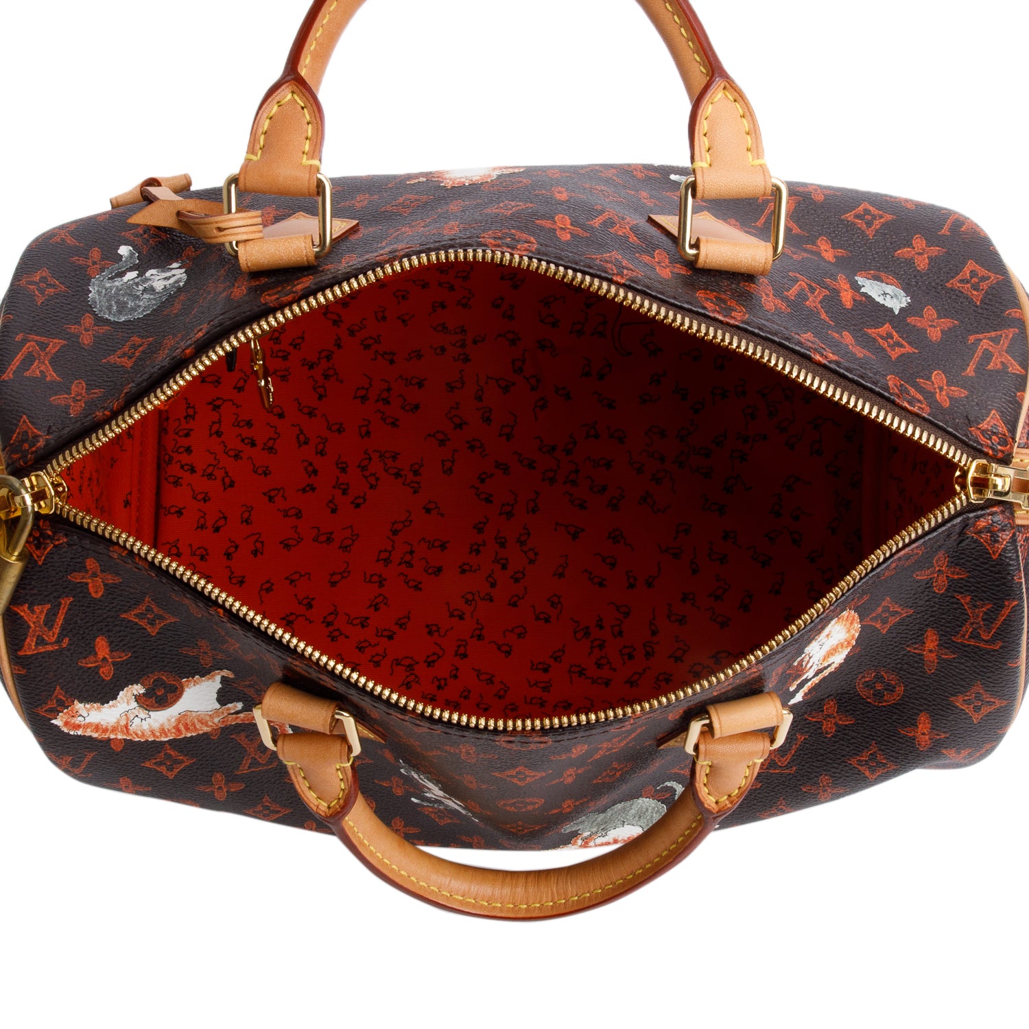 Louis Vuitton Catogram Speedy 30 Bandouliere w/ Strap