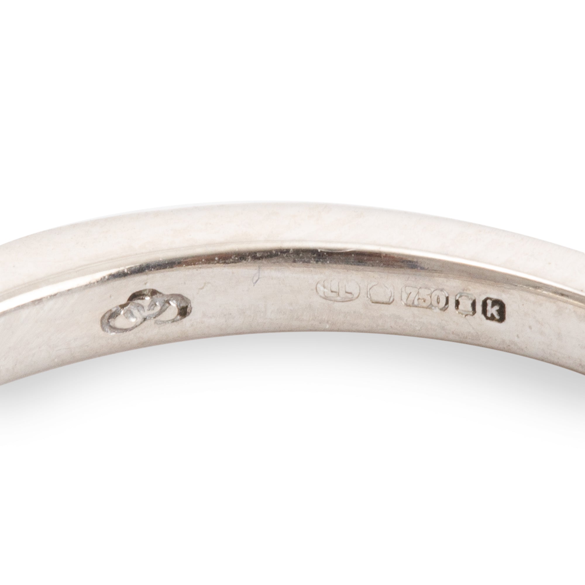 Links of London 18k White Gold and Diamond 3/4 Eternity Band Ring