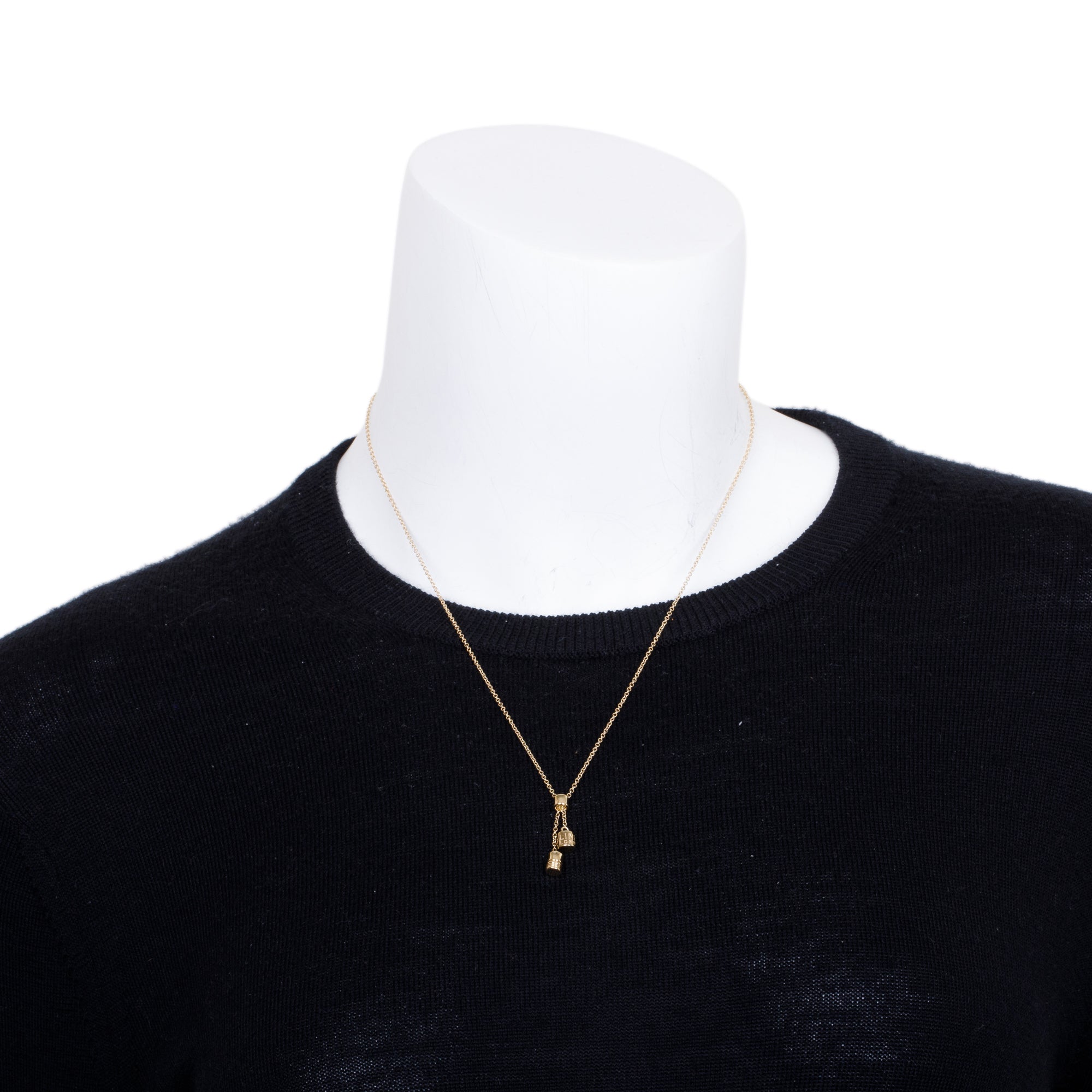Links of London 18k Yellow Gold Drop Pendant Necklace