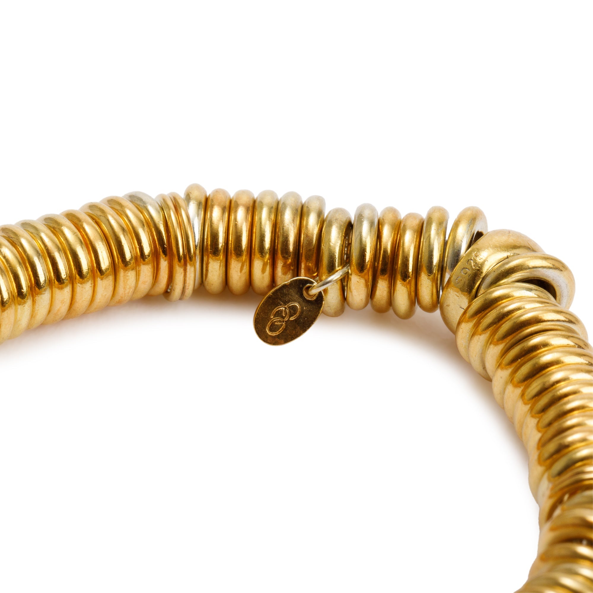 Links of London 18k Yellow Gold Vermeil and Diamonds Sweetie Charm Bracelet