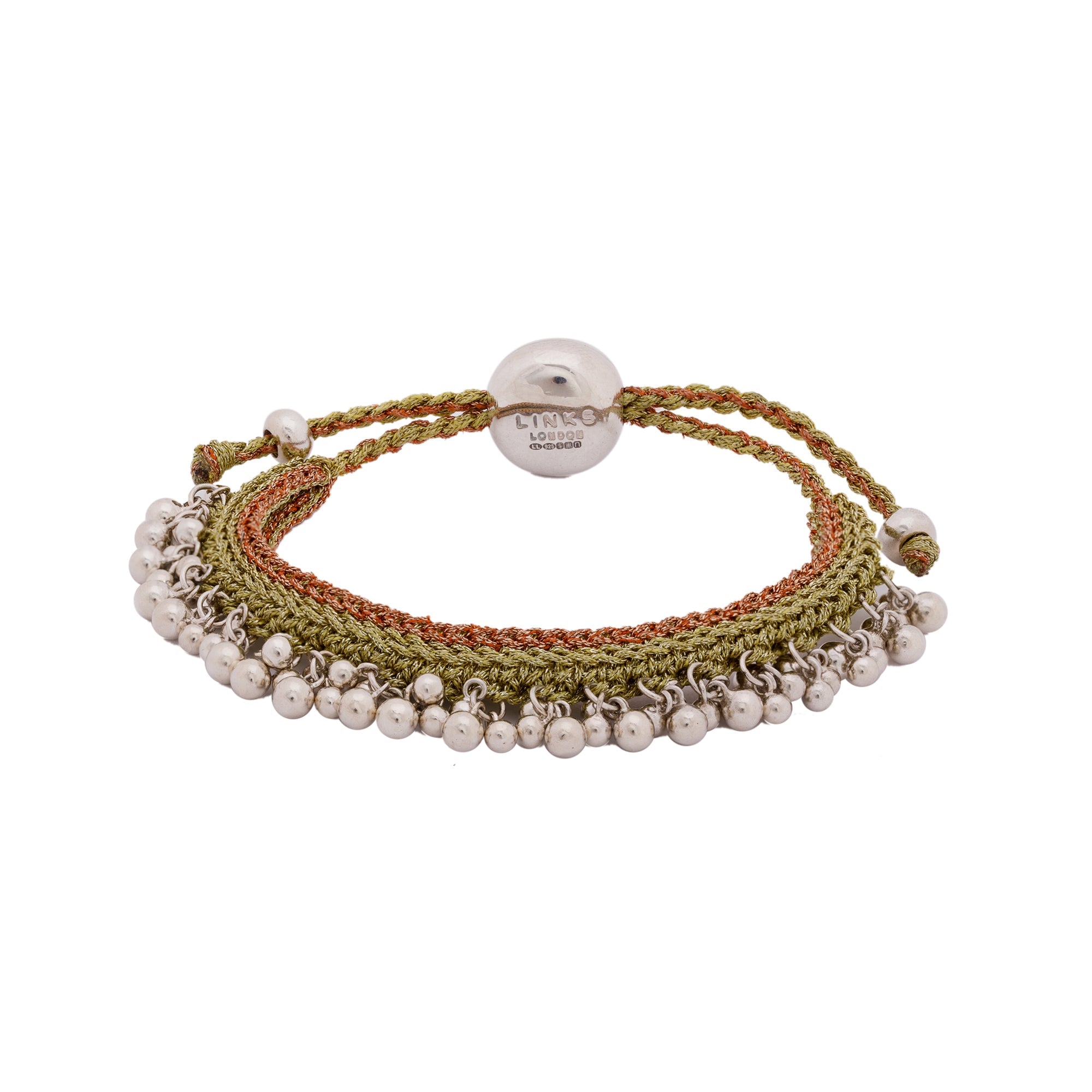 Links of London Effervescence Bubble Friendship Bracelet w/ Box