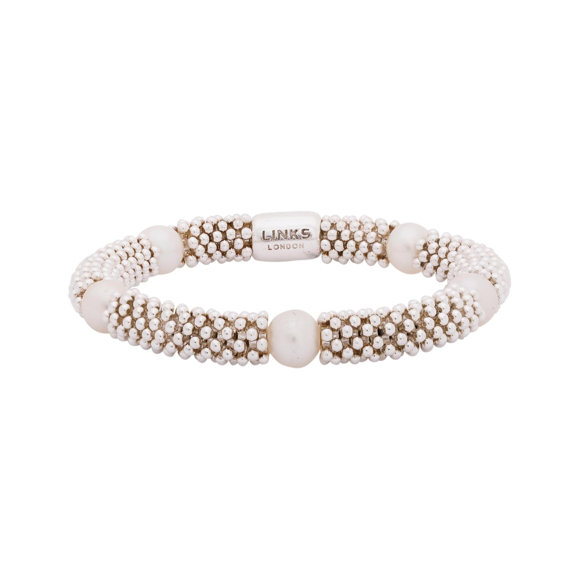 Links of London Effervescence Star Pearl Bracelet