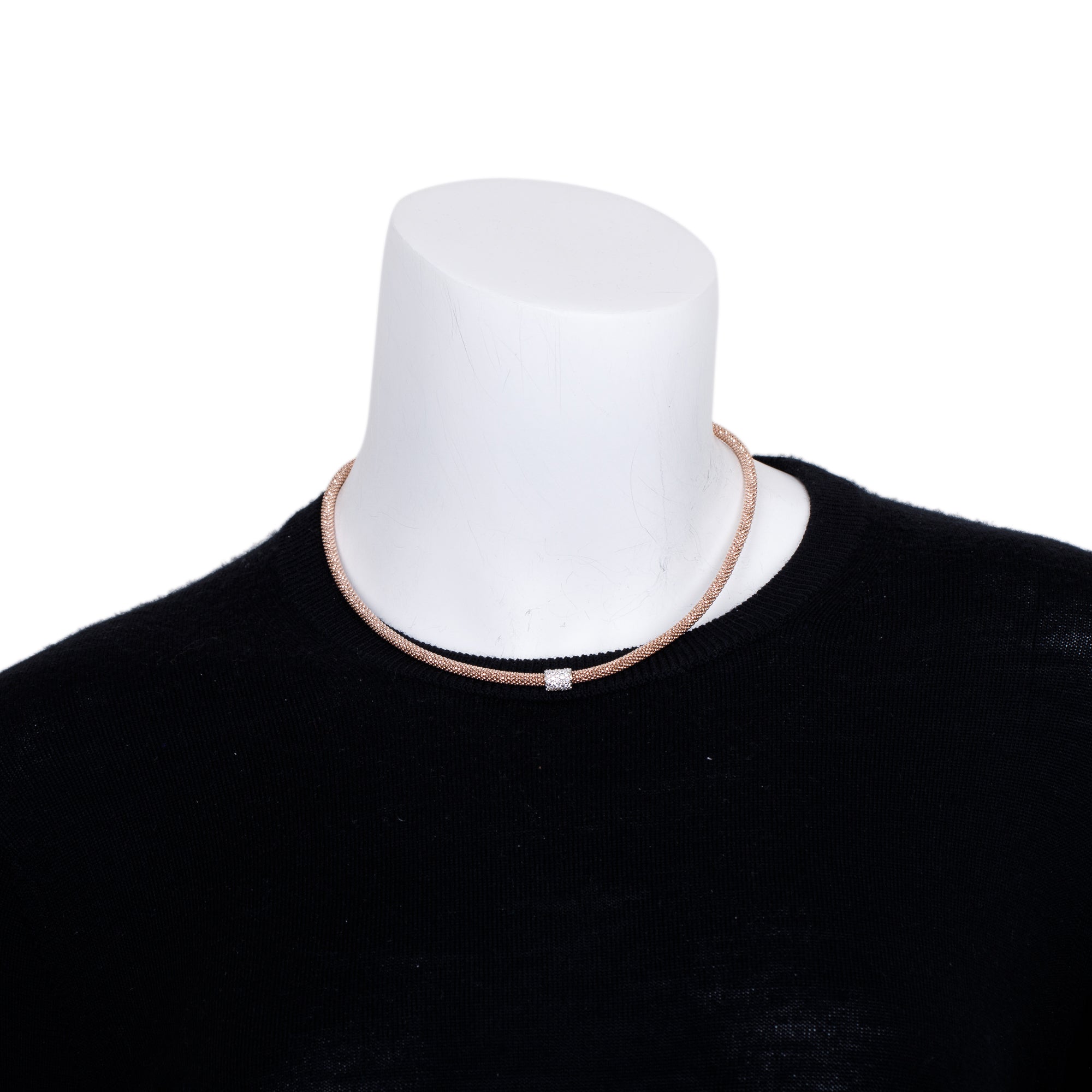 Links of London Rose Gold Vermeil Effervescence Star Dust CZ Necklace