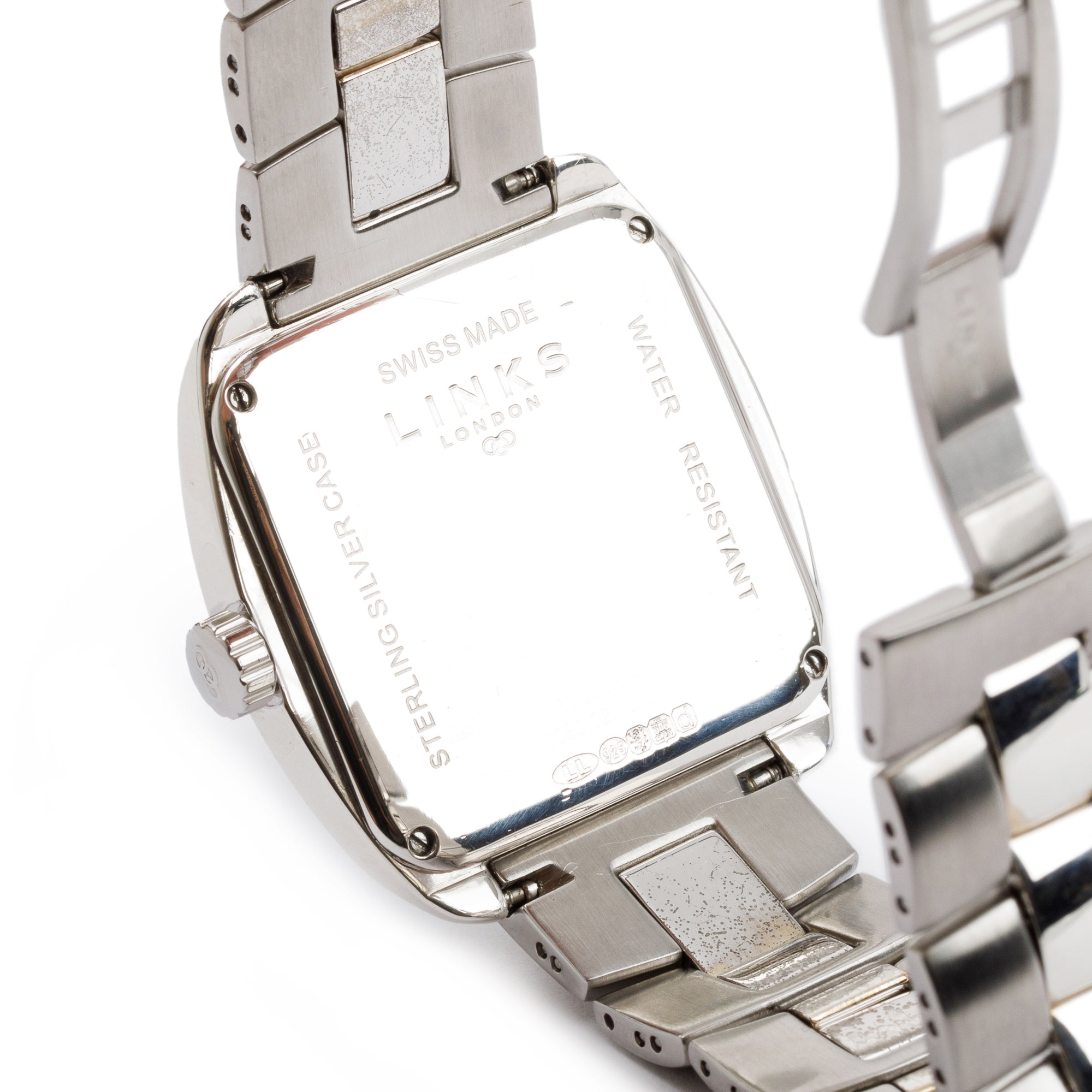 Links of London Stainless Steel & Sterling Silver 37 MM Watch