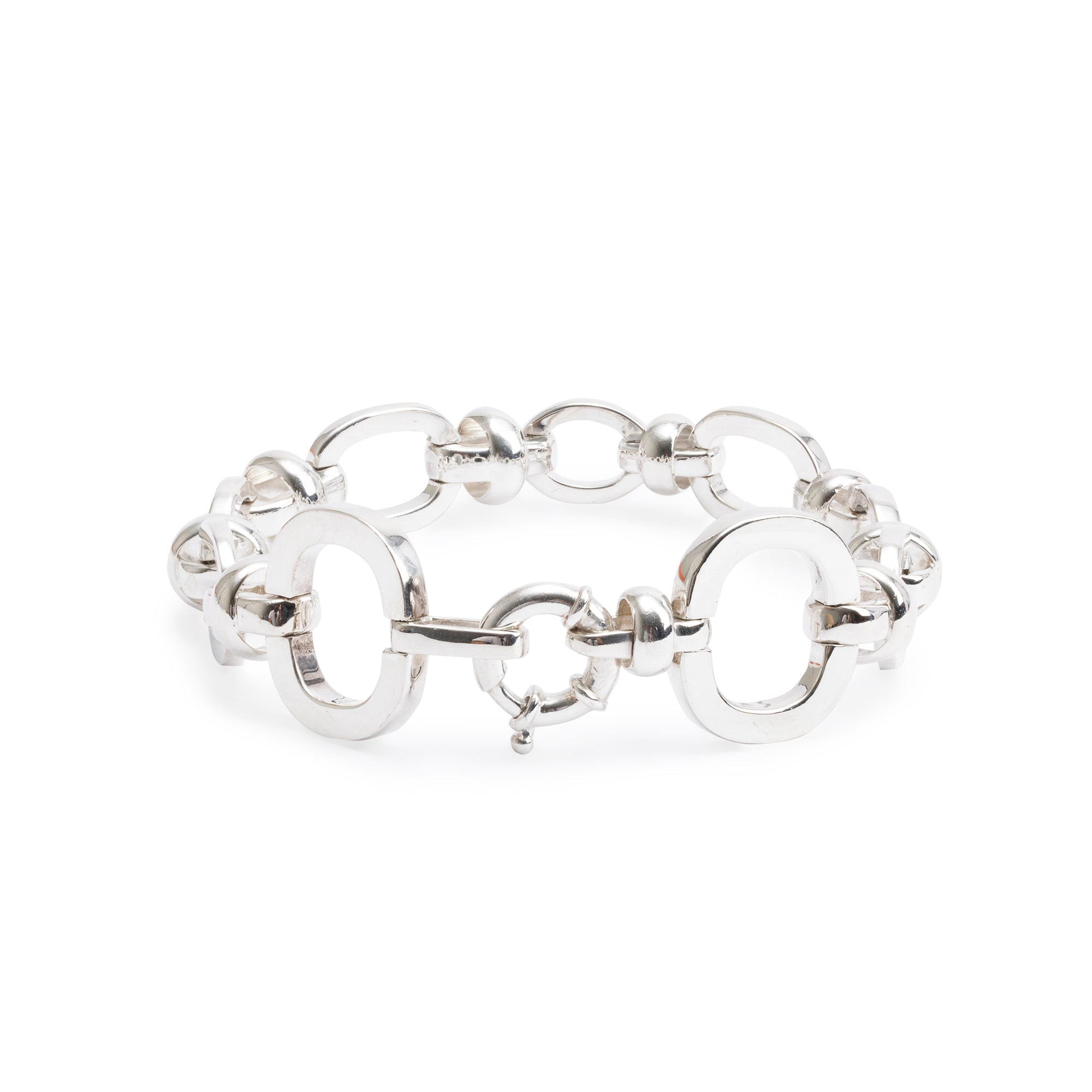 Links of London Sterling Silver Brit Lines Bracelet w/ Box