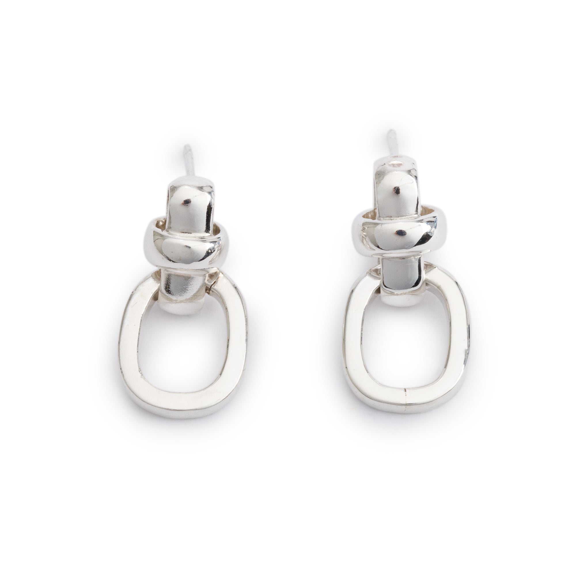 Links of London Sterling Silver Brit Lines Drop Earrings