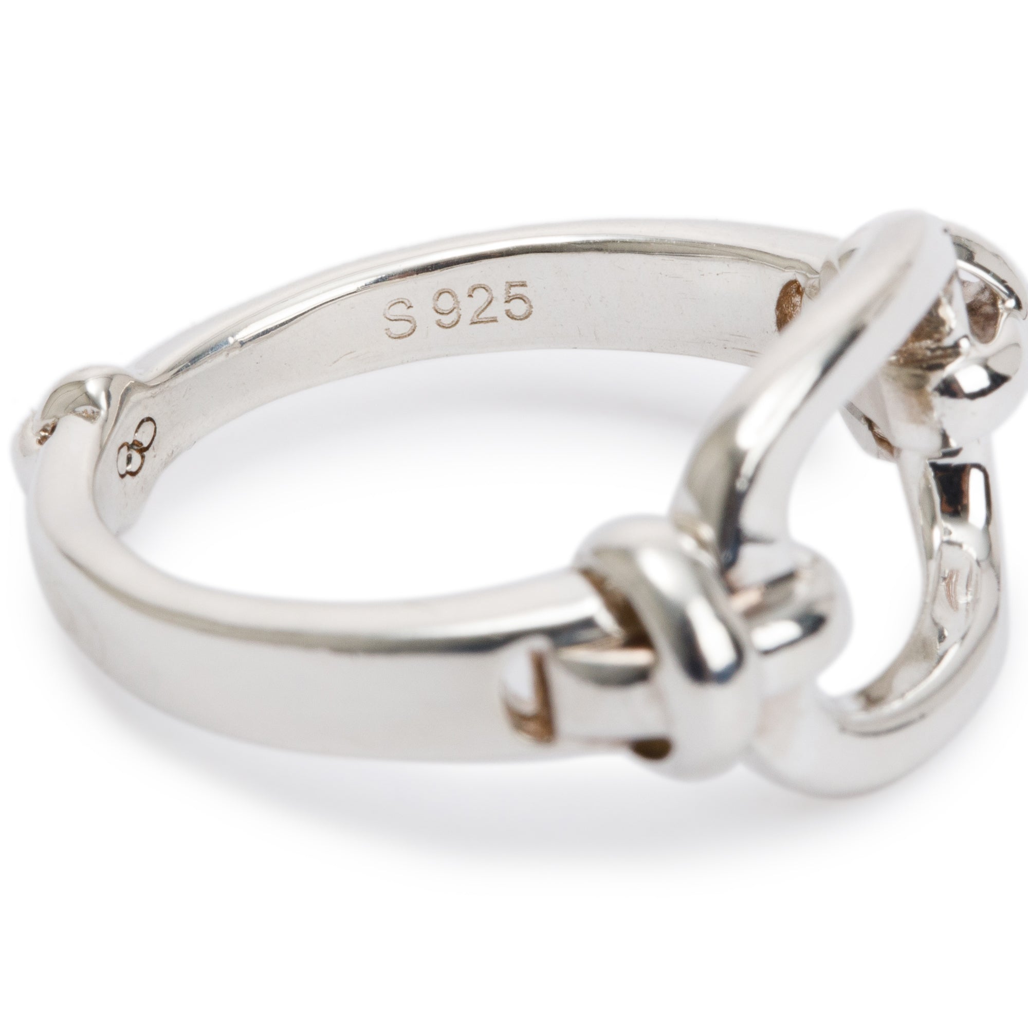 Links of London Sterling Silver Brit Lines Ring, Size 8