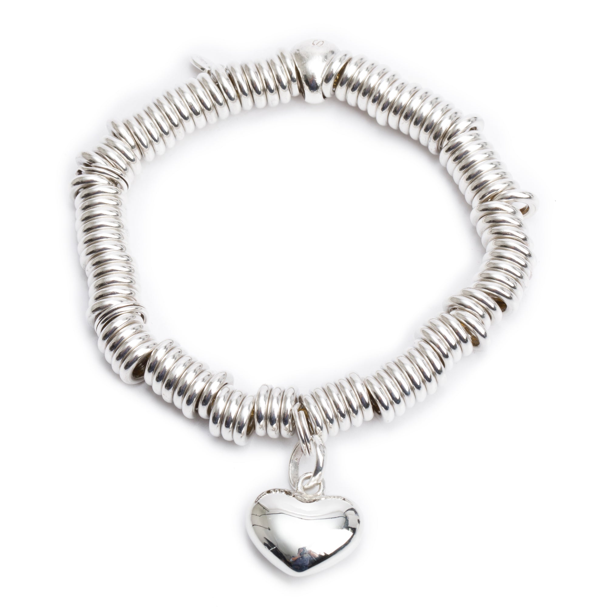 Links of London Sterling Silver Sweetie Heart Charm Bracelet
