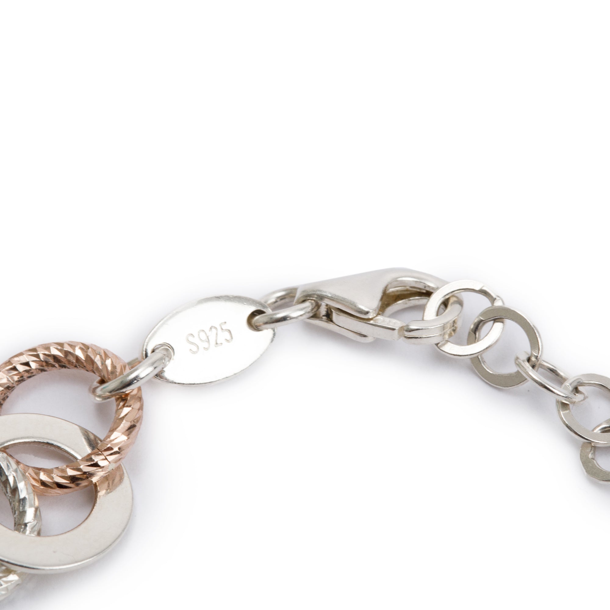 Links of London Two-Tone Sterling Silver Aurora Multi Link Bracelet w/ Box