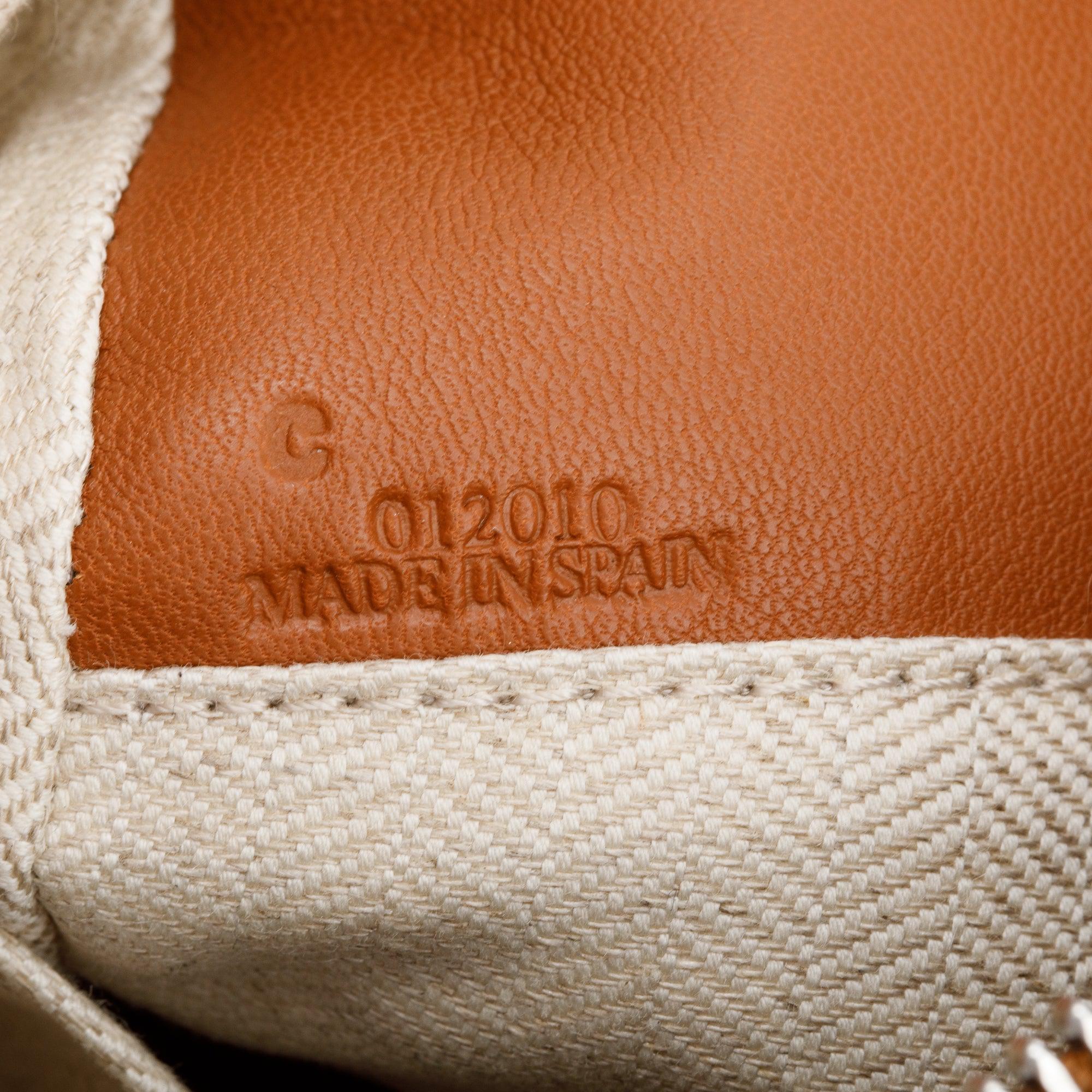 Loewe 2020 Tan Calfskin Leather Small Puzzle Edge Bag