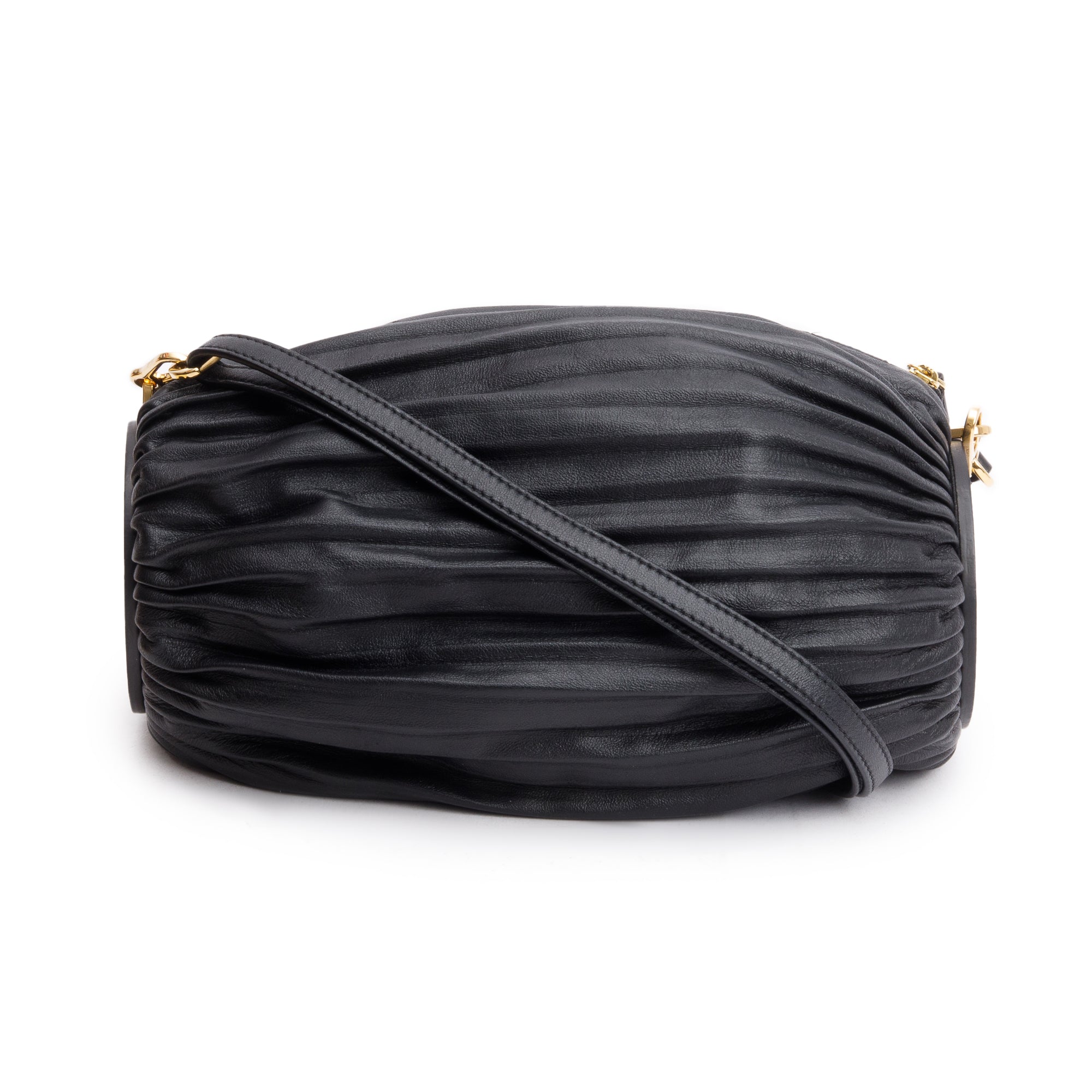 Loewe Black Nappa Leather Bracelet Pouch