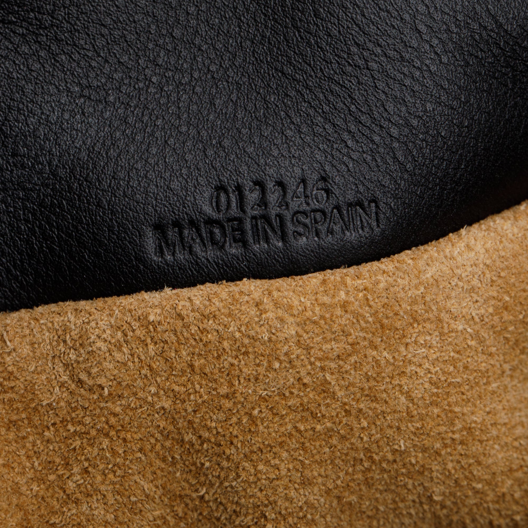 Loewe Black Nappa Leather Medium Flamenco Clutch Crossbody Bag