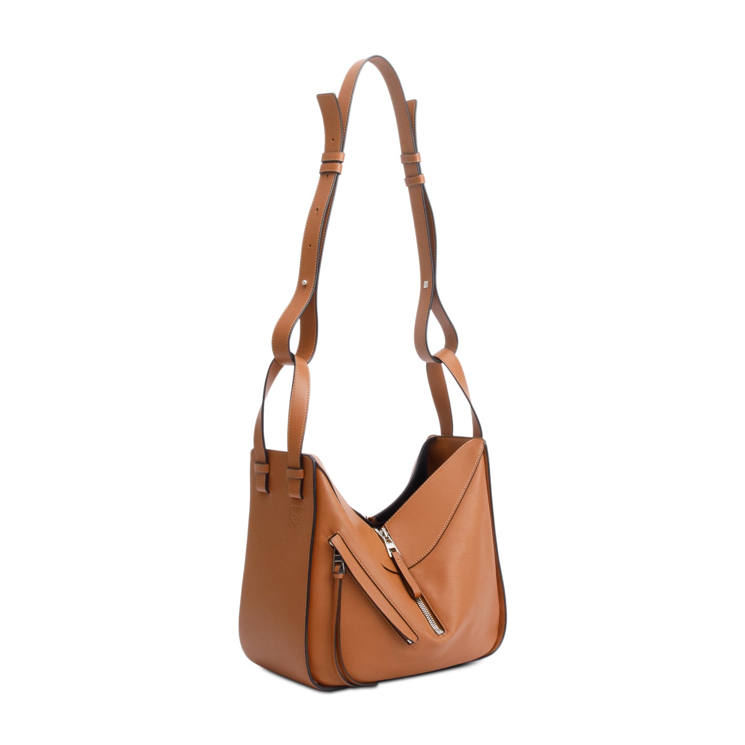 Loewe Brown Calfskin Leather Small Hammock Bag