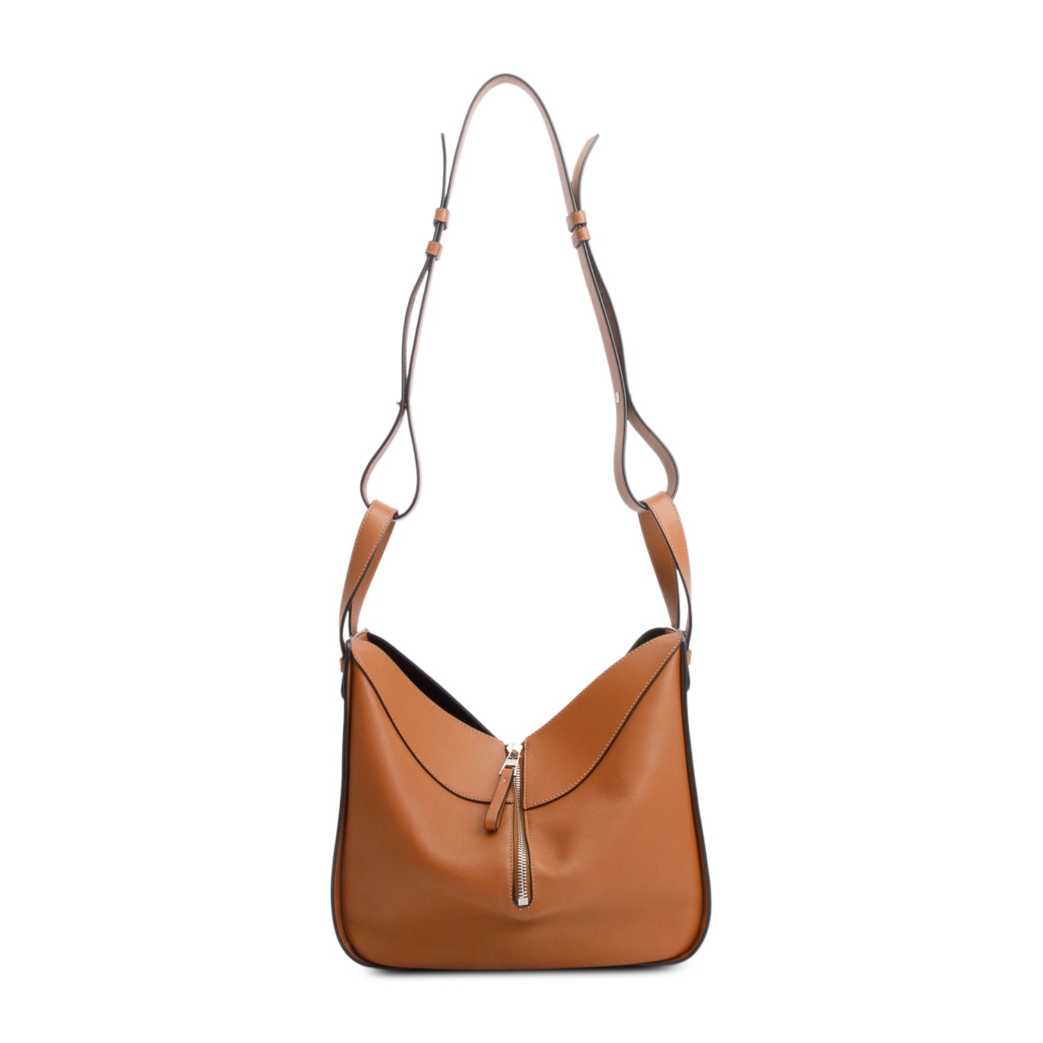 Loewe Brown Calfskin Leather Small Hammock Bag