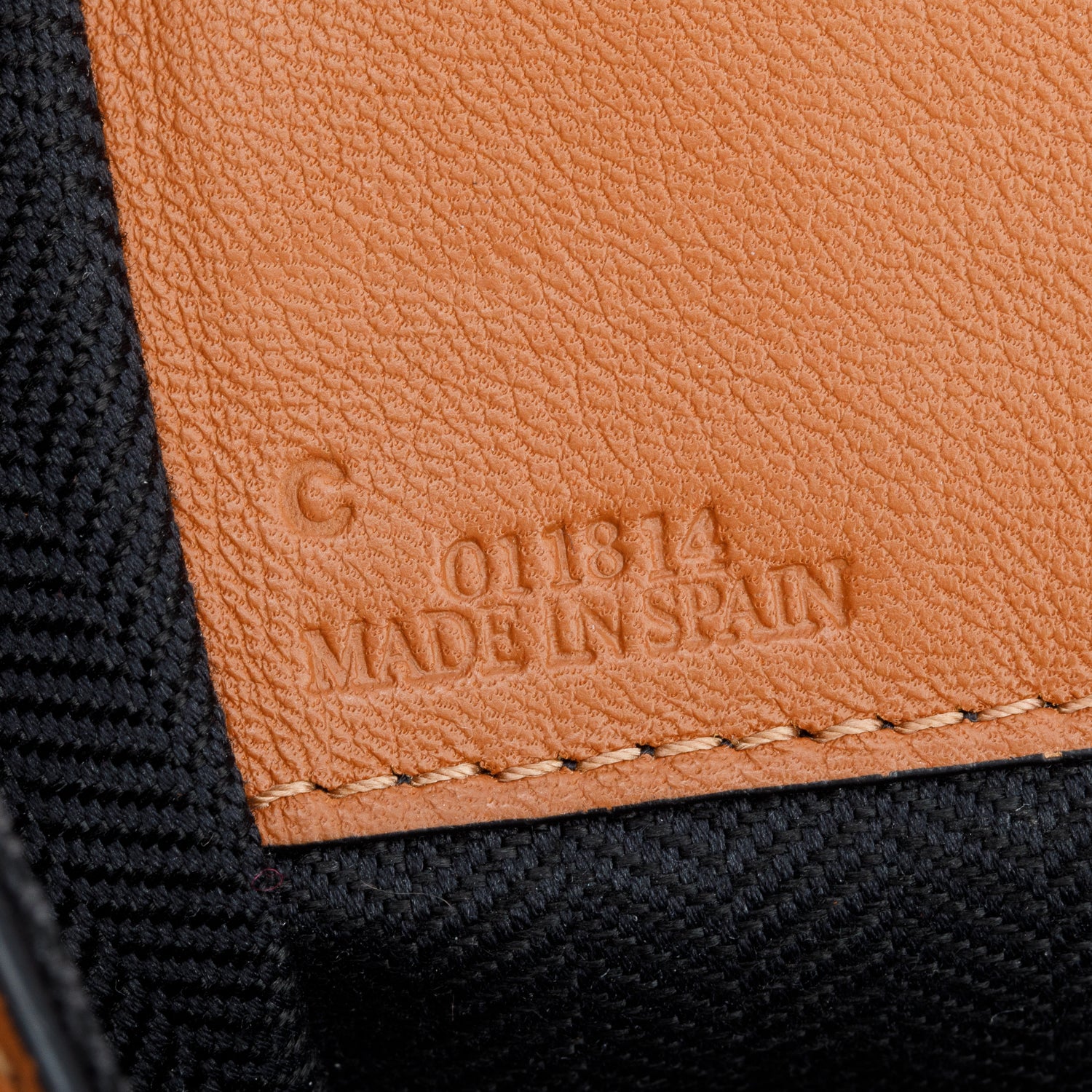 Loewe Brown Calfskin Leather Small Hammock Bag