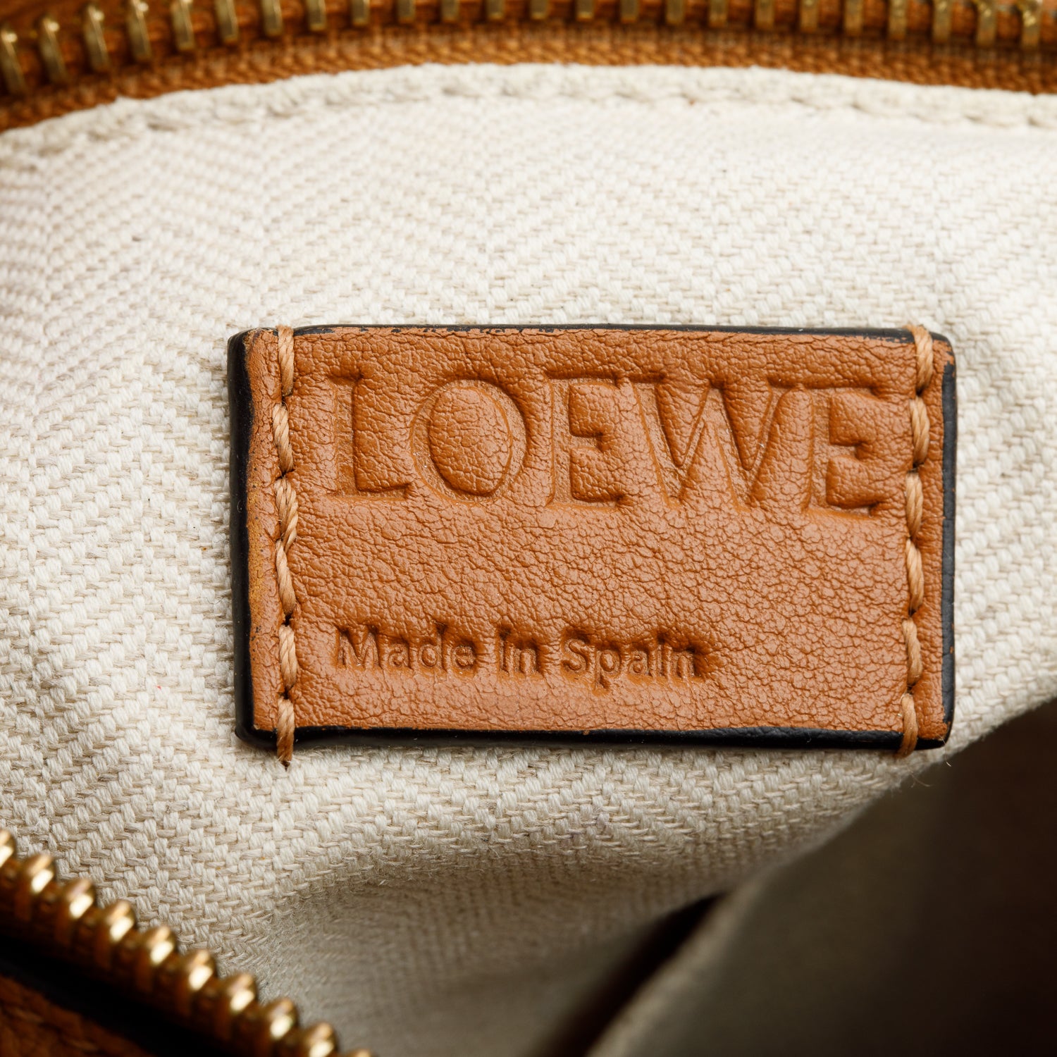 Loewe Caramel Classic Calfskin Leather Medium Puzzle Bag