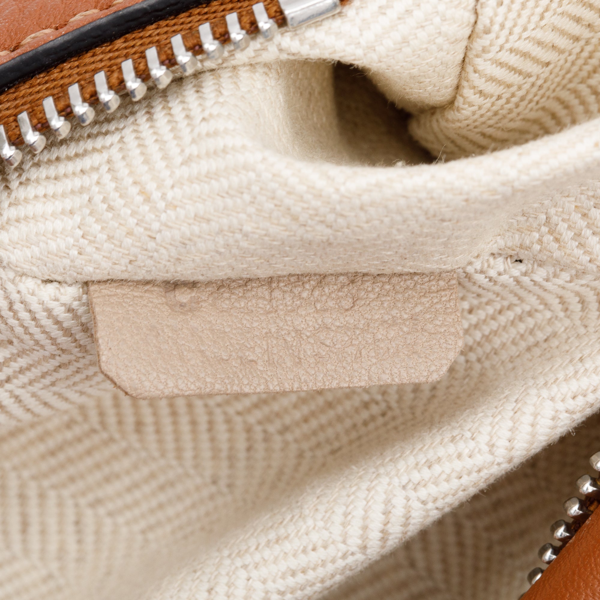 Loewe Tan Calfskin Leather Mini Puzzle Edge Bag w/ Strap