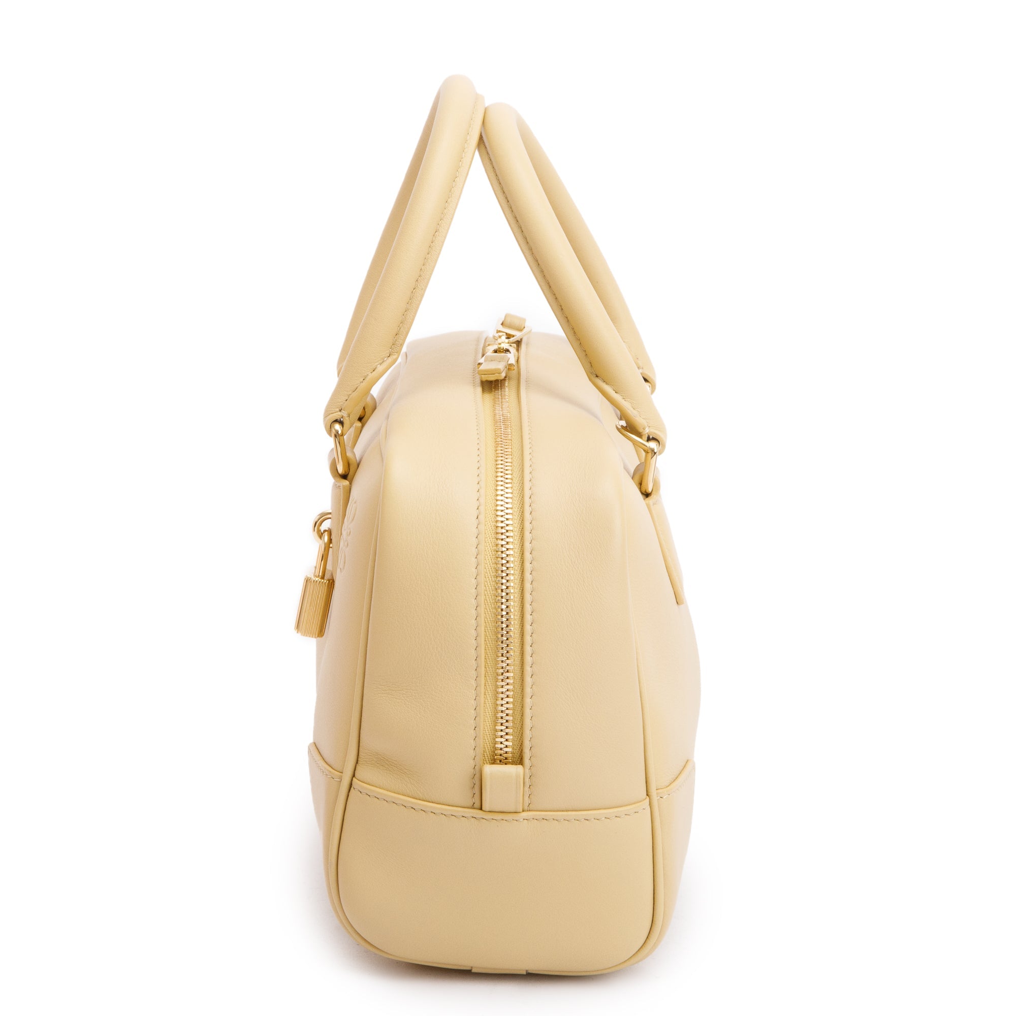 Loewe Yellow Calfskin Leather Amazona 23 Bag w/ Strap & Box