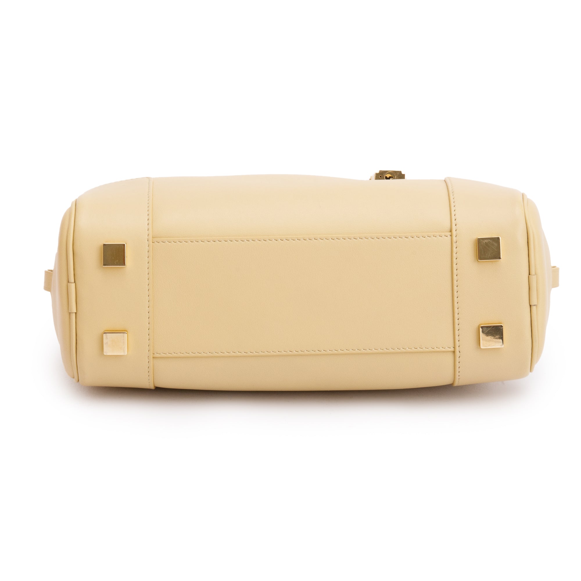 Loewe Yellow Calfskin Leather Amazona 23 Bag w/ Strap & Box