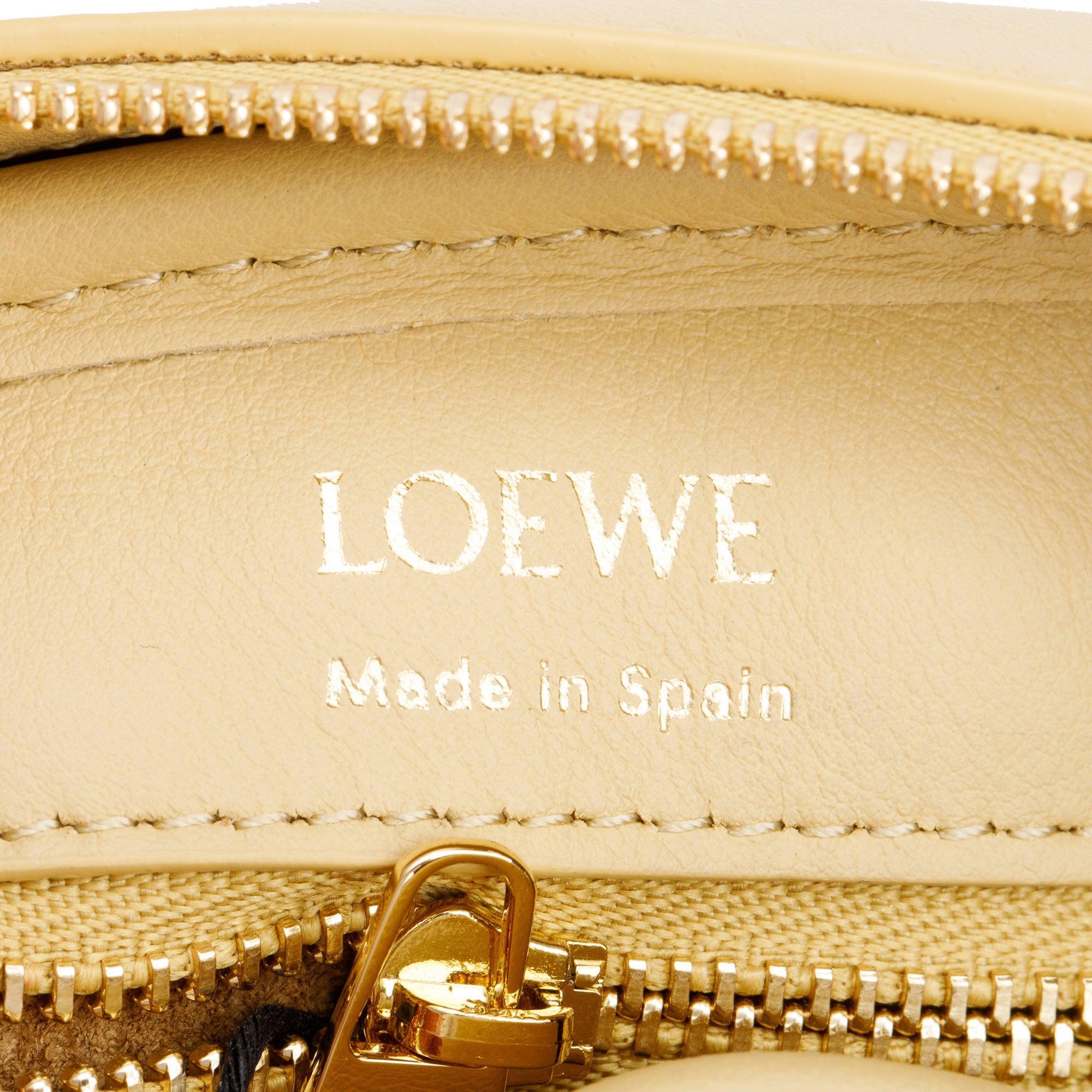 Loewe Yellow Calfskin Leather Amazona 23 Bag w/ Strap & Box