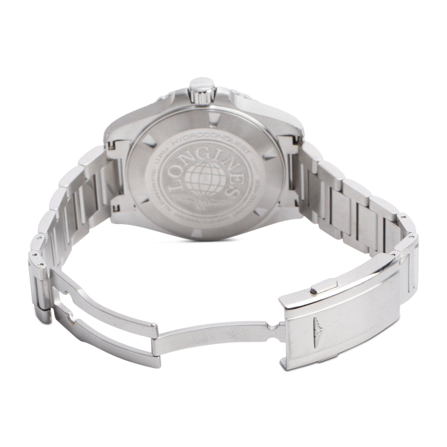 Longines 2024 Stainless Steel HydroConquest 43 MM GMT Automatic Watch Sunray Green Dial w/ Box & Papers