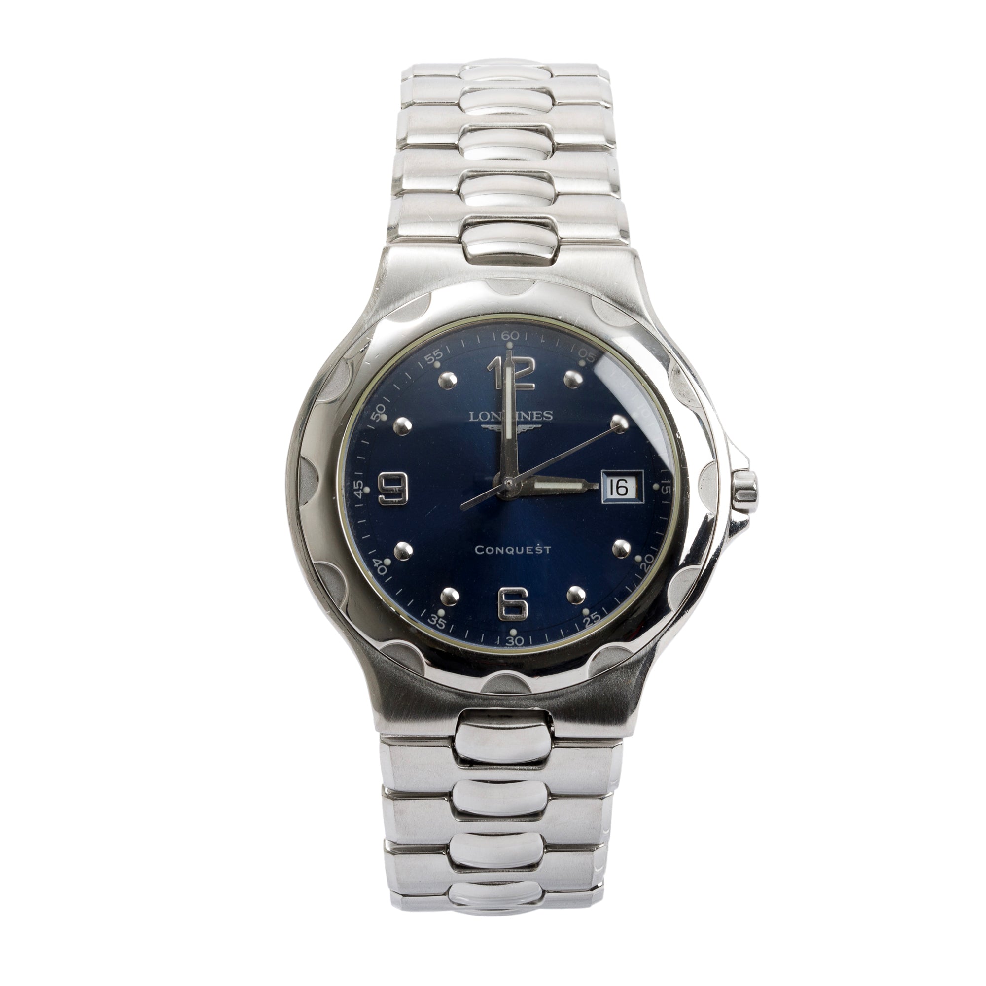 Longines Stainless Steel Conquest 37 MM Quartz Watch