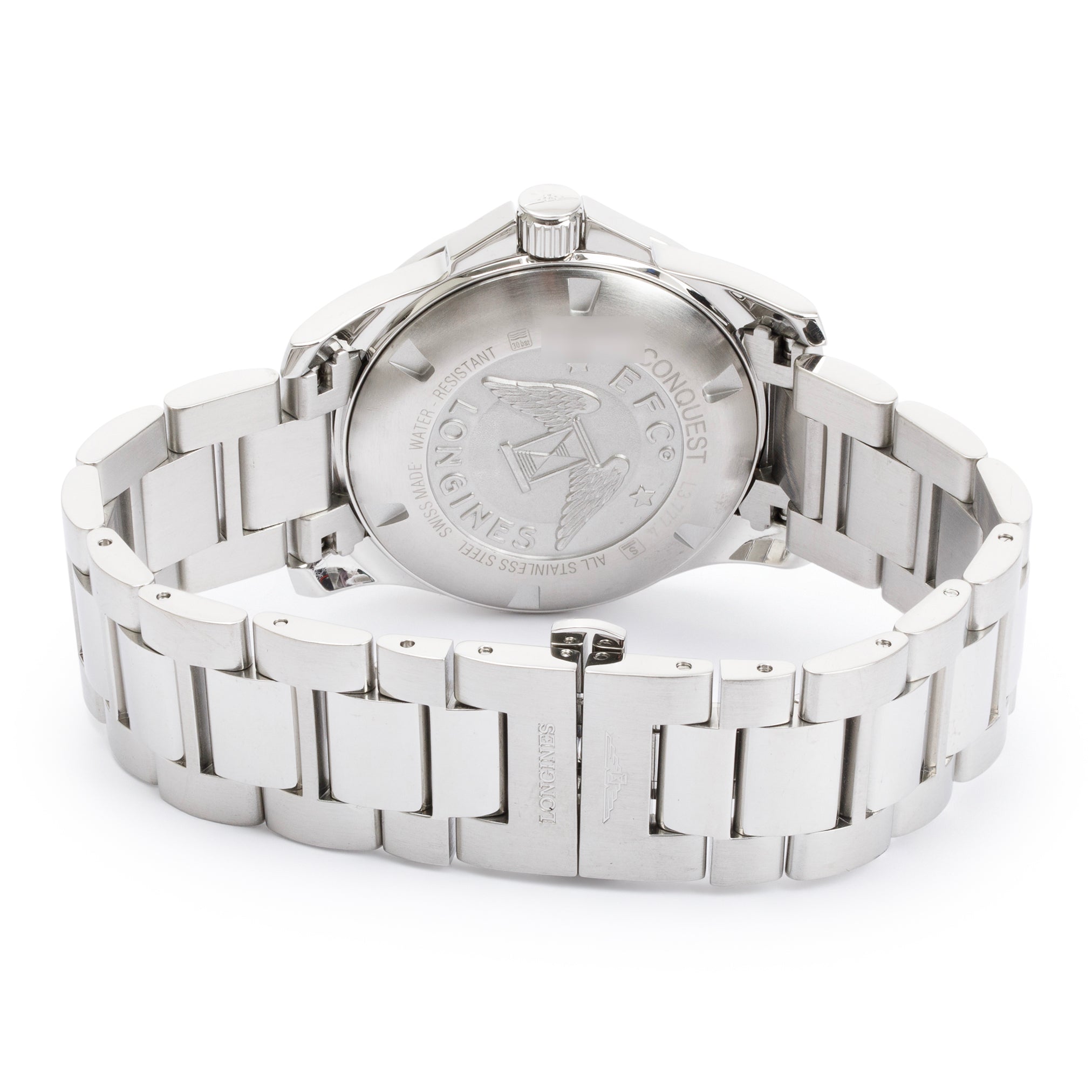 Longines Stainless Steel Conquest 41 MM Automatic Watch w/ Box & Papers