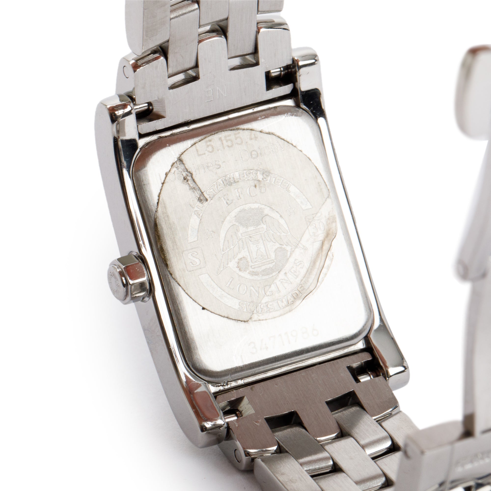 Longines Stainless Steel Diamond Dial DolceVita Watch