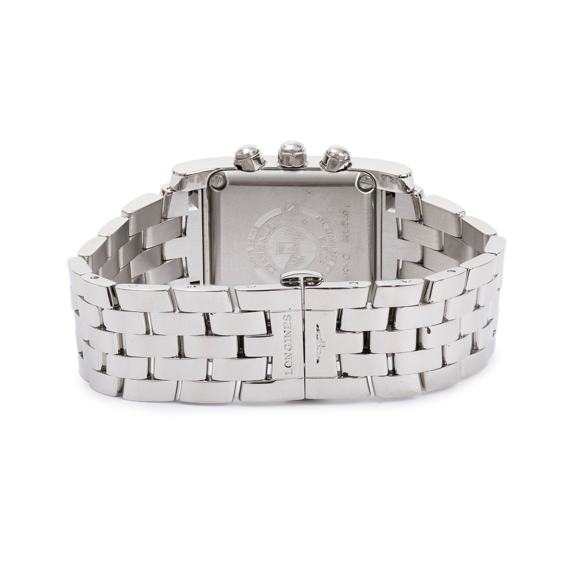 Longines Stainless Steel DolceVita 28 MM Chronograph Quartz Watch w/ Box & Papers