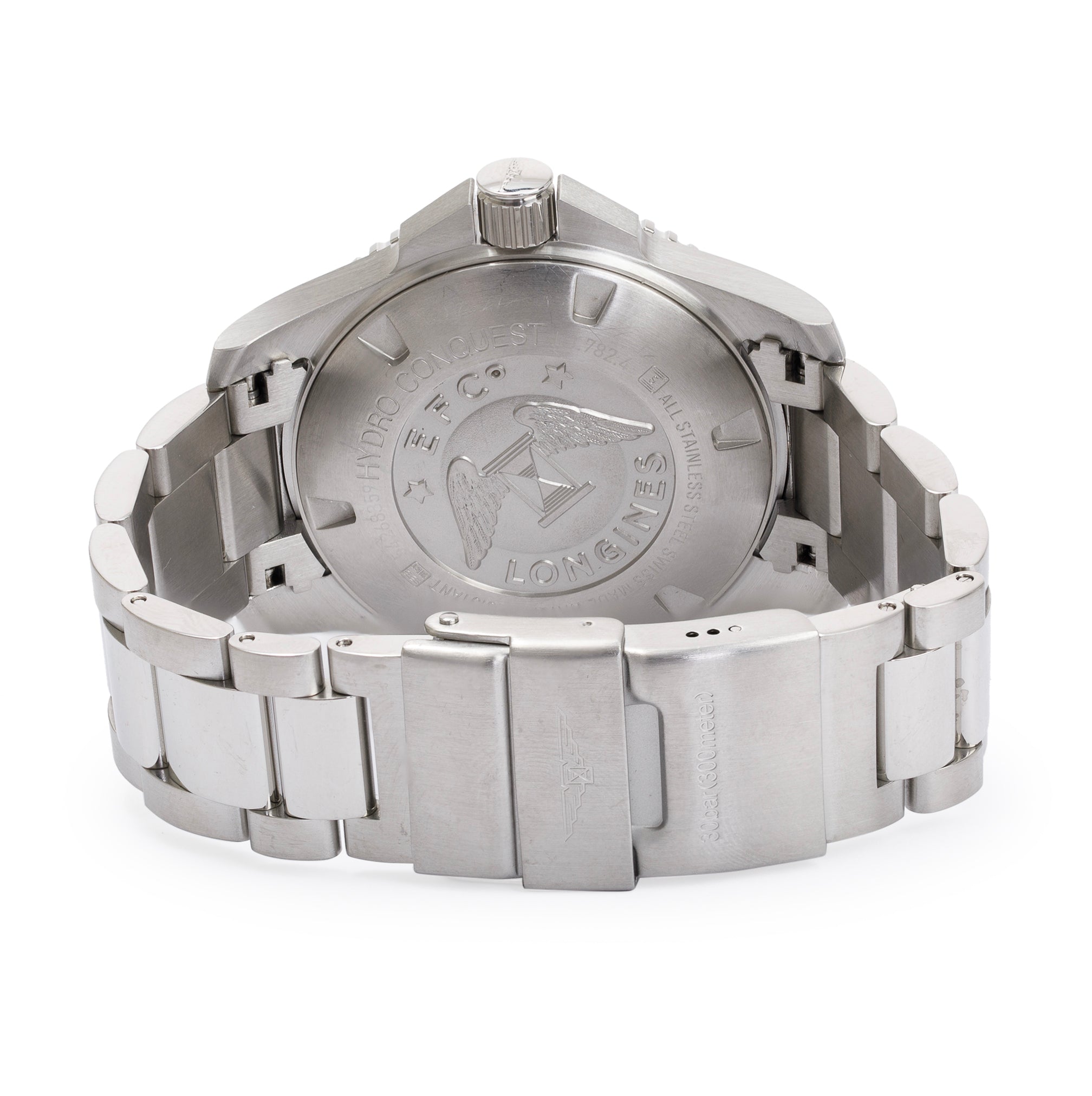 Longines Stainless Steel HydroConquest 43 MM Automatic Watch w/ Box & Papers