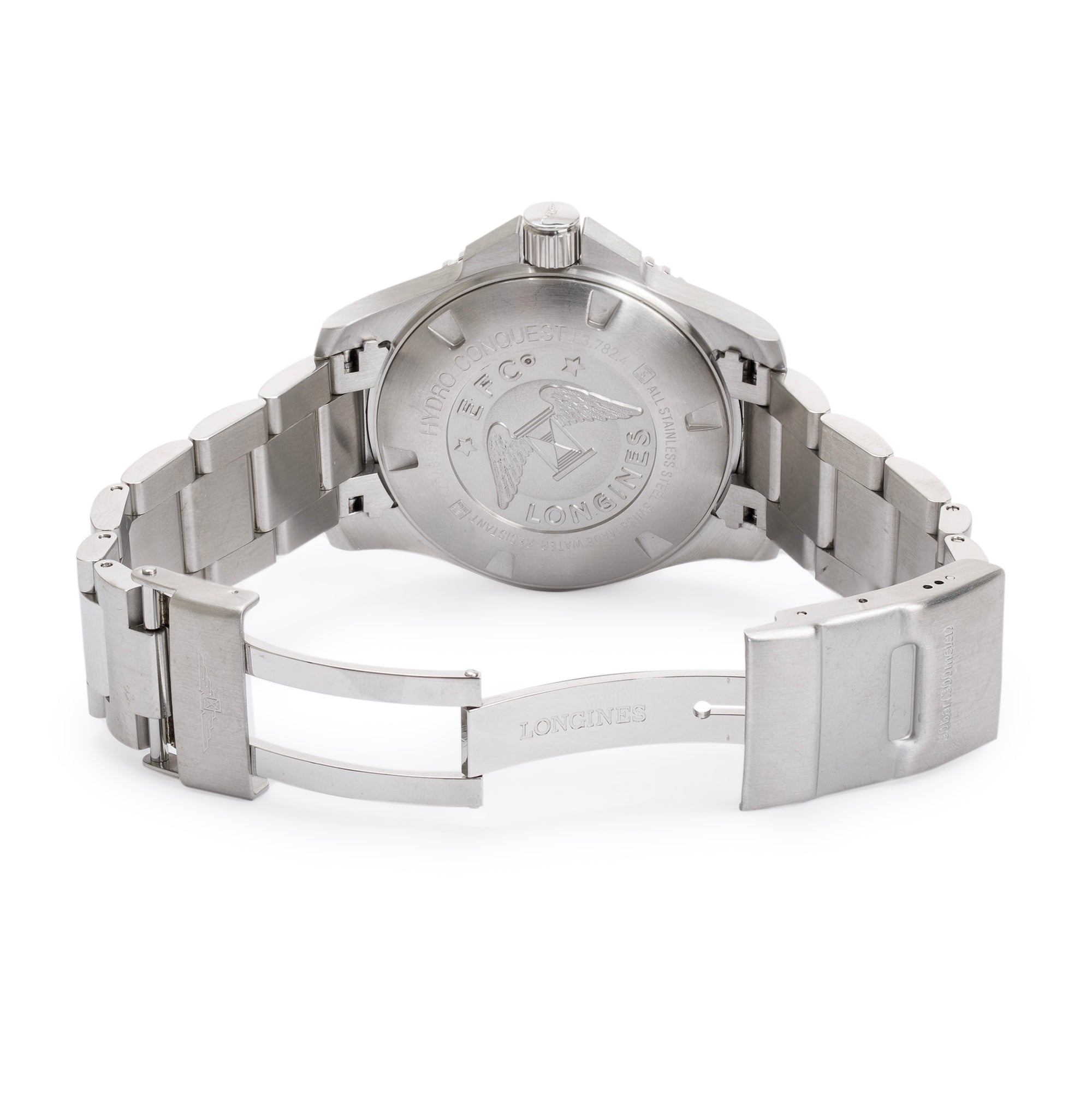 Longines Stainless Steel HydroConquest 43 MM Automatic Watch w/ Box & Papers