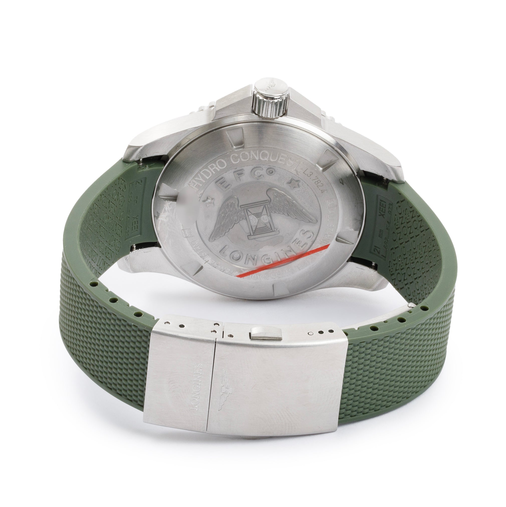 Longines Stainless Steel HydroConquest 43 MM Automatic Watch w/ Box, Papers, Extra Strap