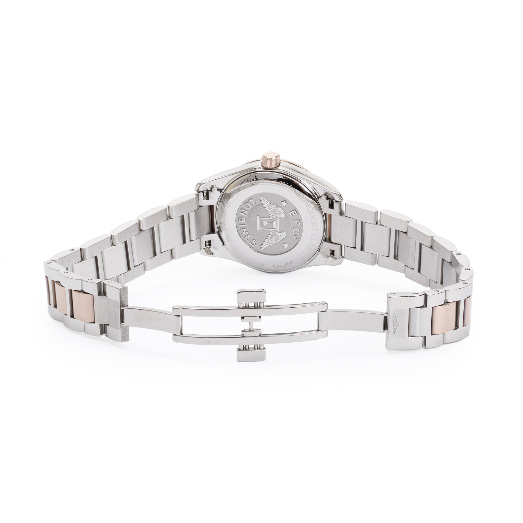 Longines Two-Tone Stainless Steel Conquest 29 MM Diamond Dial Quartz Watch w/ Box & Papers