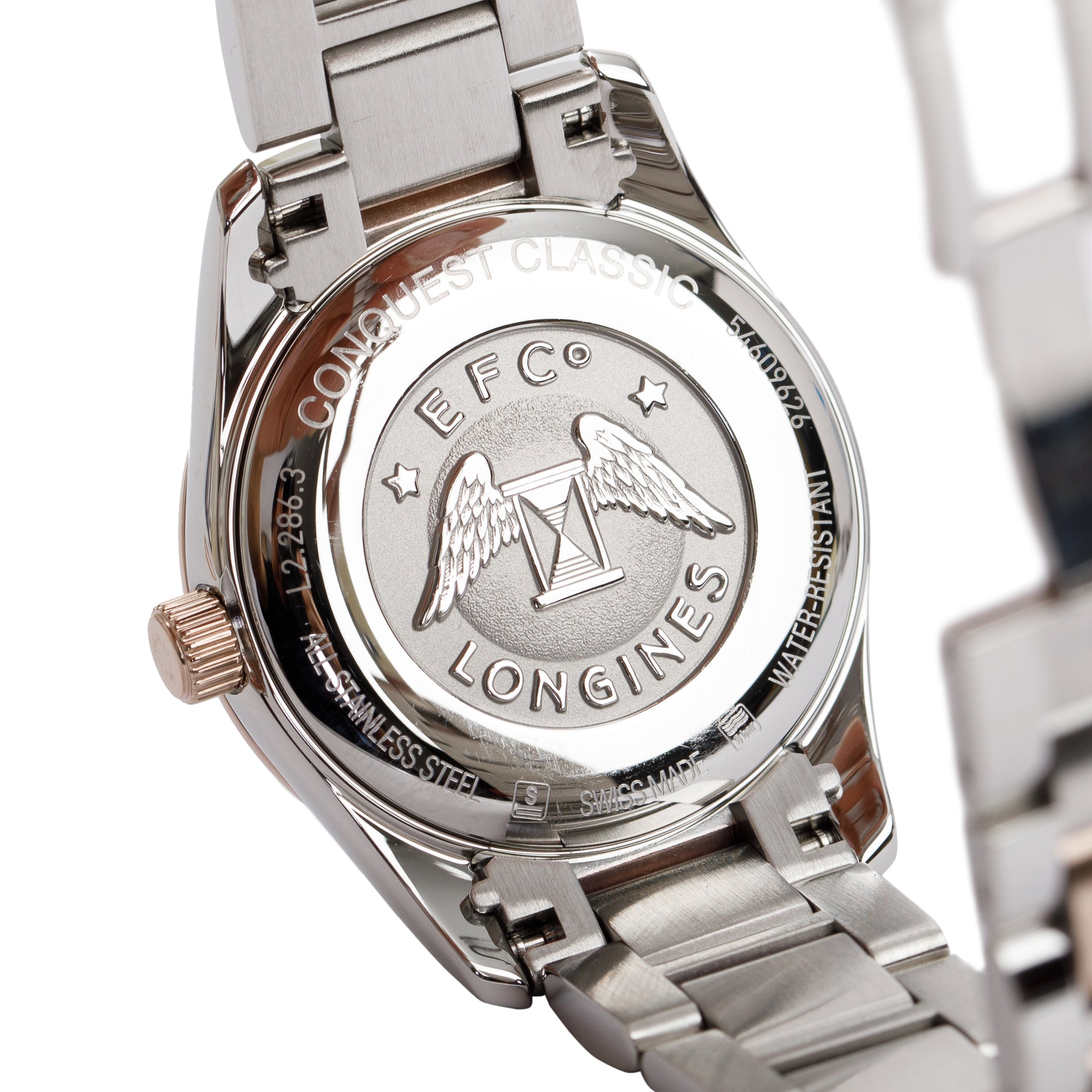 Longines Two-Tone Stainless Steel Conquest 29 MM Diamond Dial Quartz Watch w/ Box & Papers