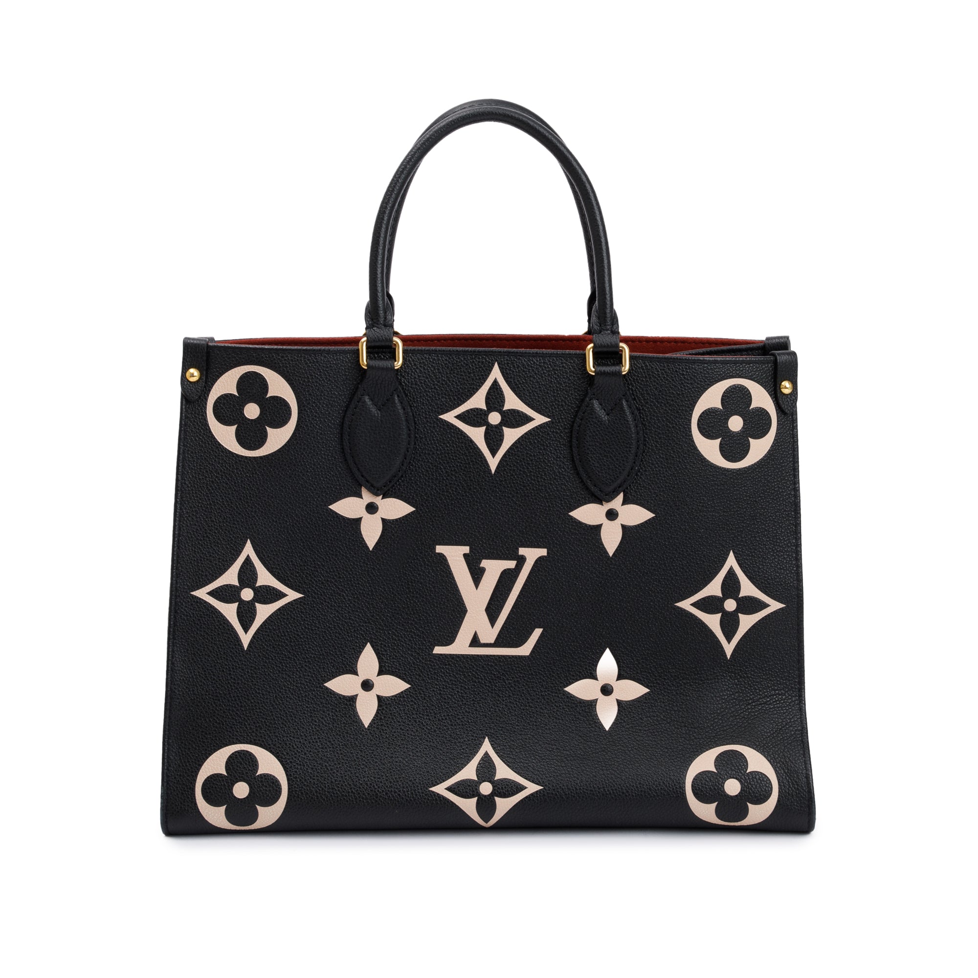 Louis Vuitton 2020 Bicolor Monogram Empreinte Leather OnTheGo MM