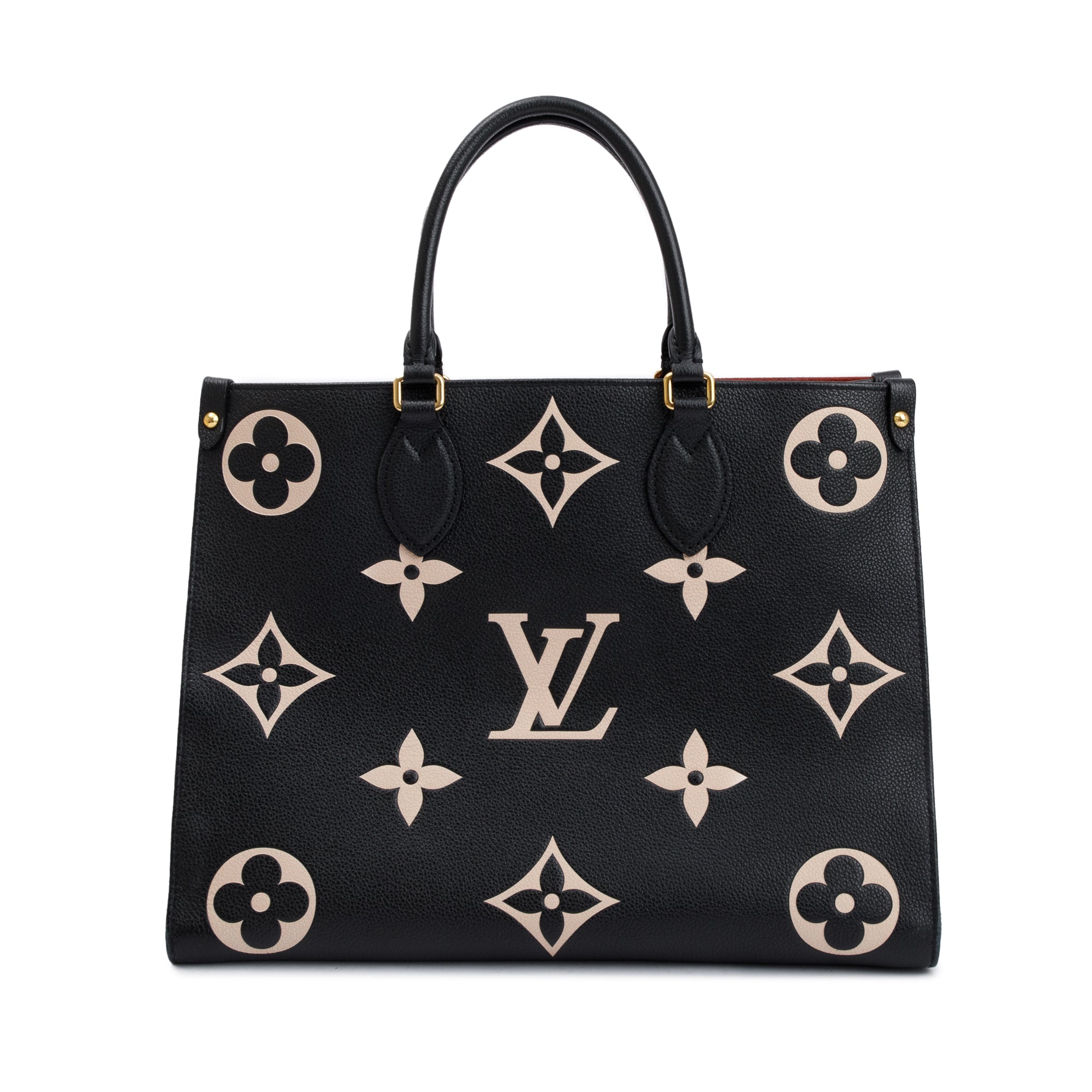 Louis Vuitton 2020 Bicolor Monogram Empreinte Leather OnTheGo MM