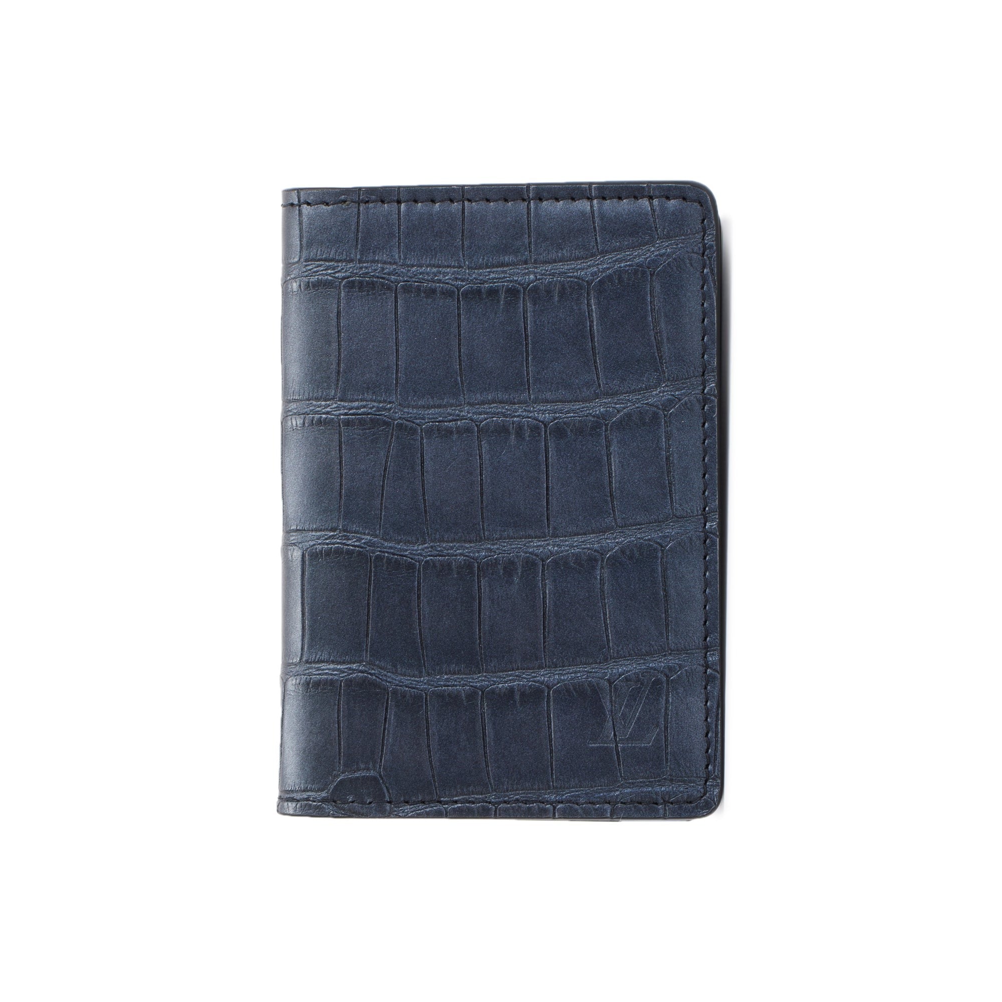 Louis Vuitton 2020 Black Crocodilien Mat Pocket Organizer w/ Box